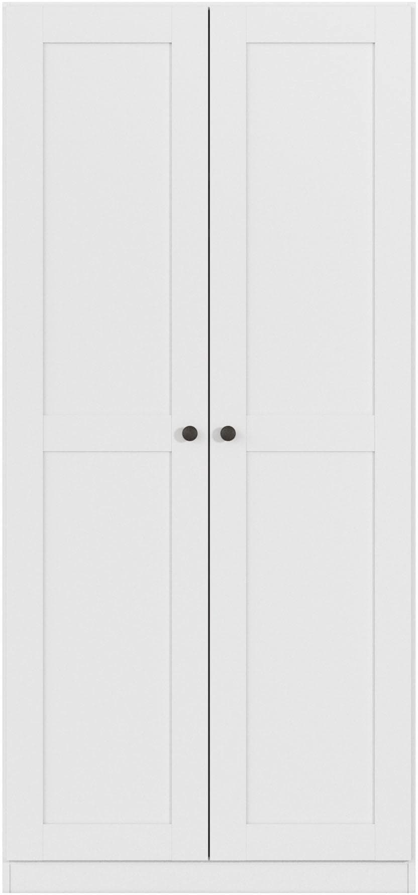 Rauch YLVA Kleiderschrank Weiß Skandinavischer Style