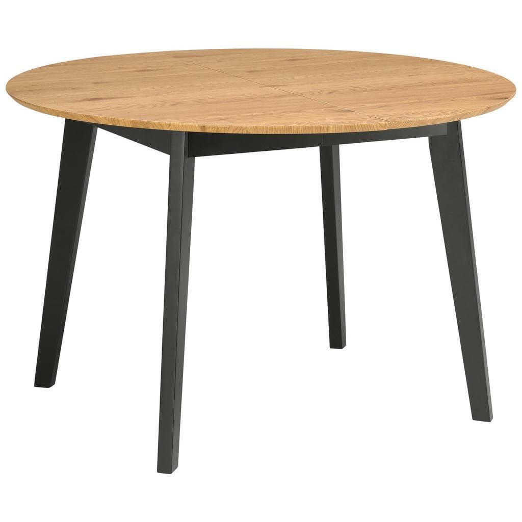 Mid.you Ausziehtisch Schwarz Eiche Holz Esszimmer Tisch