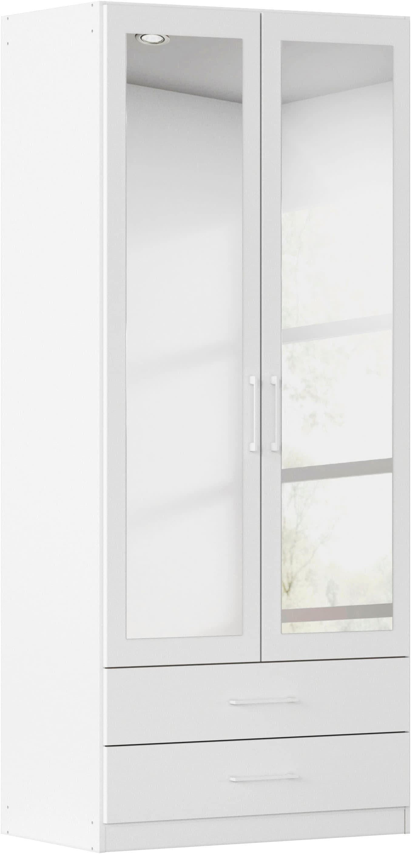 Kleiderschrank Rauch Gamma Alpinweiß 91x210x54 cm