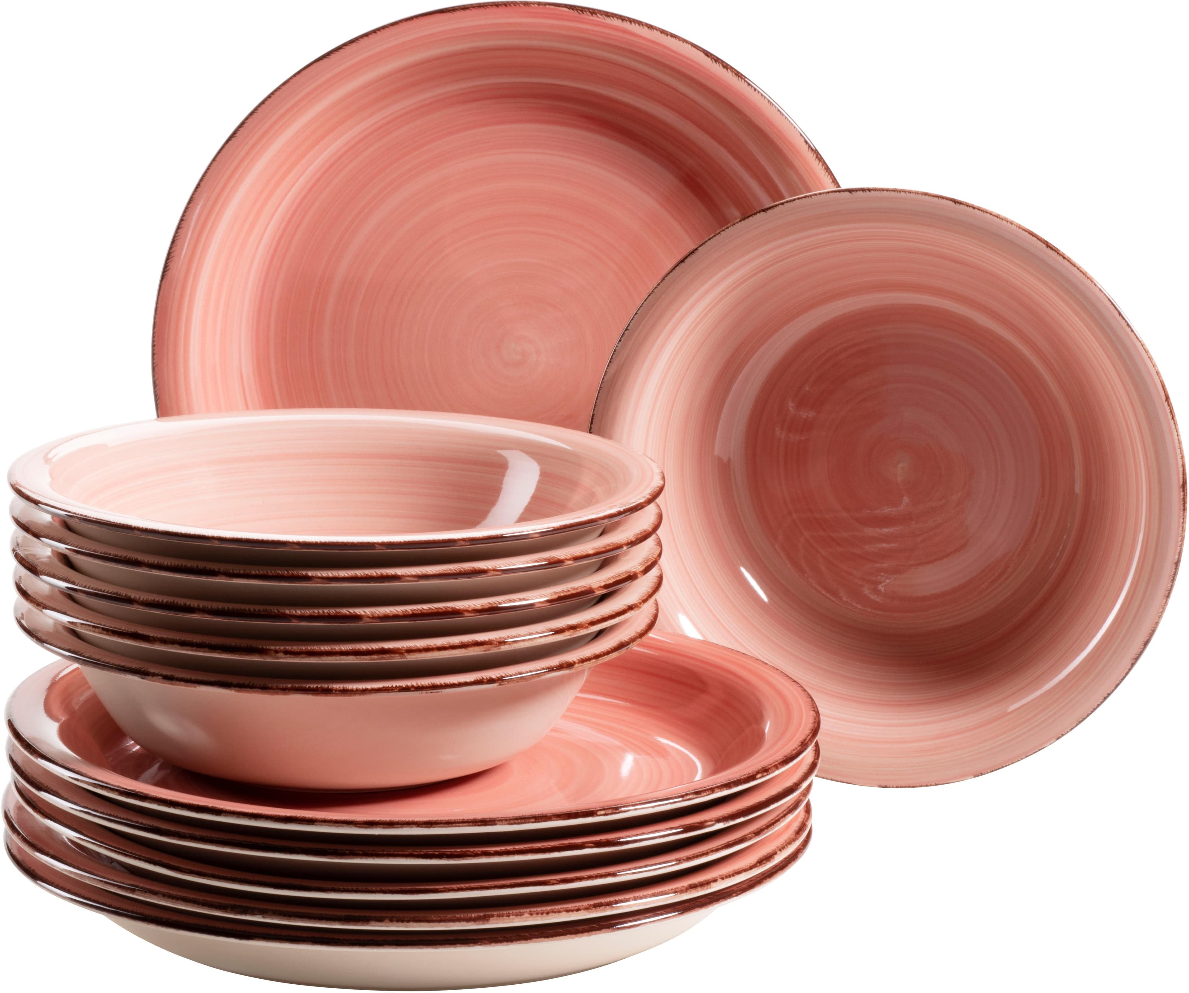 Mäser Teller-Set Steingut Lumaca