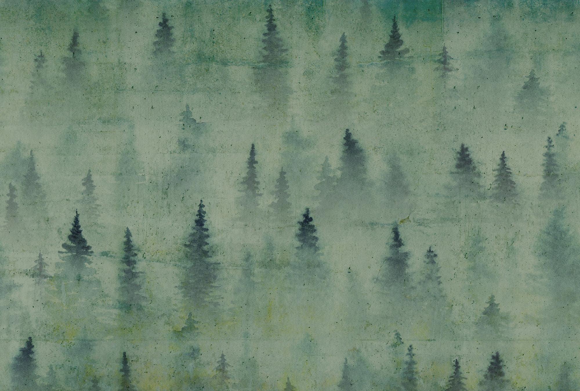 Fototapete ARCHITECTS PAPER Atelier 47 Coniferous Artwork 1 Waldmotiv