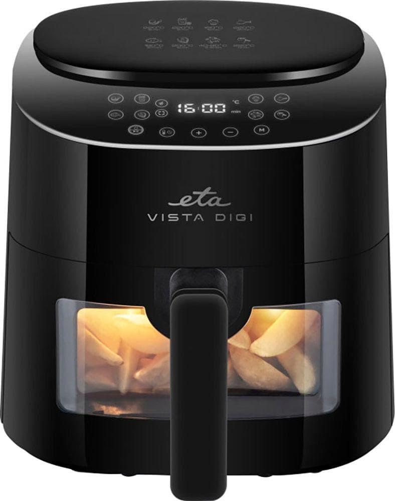 ETA Heißluftfritteuse Vista Digi Schwarz Touch-Display