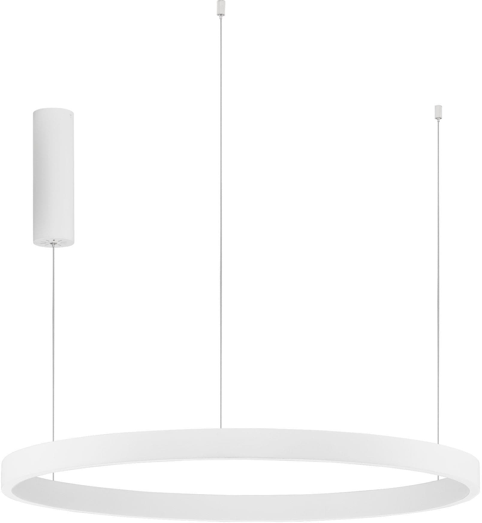 NOVA LUCE LED-Hängeleuchte ELOWEN Weiß 80cm