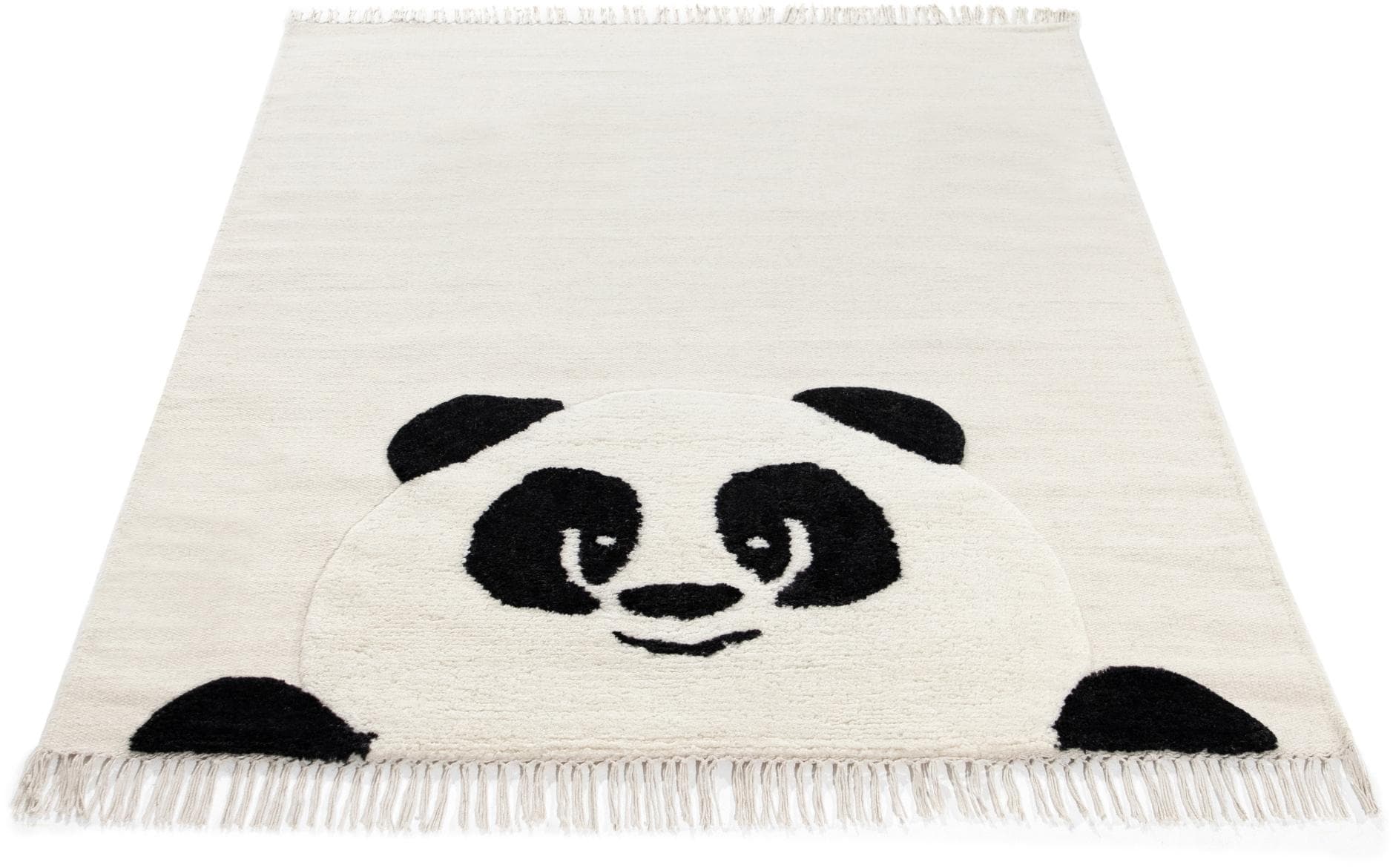 Kinderteppich CARPETFINE 'Panda' - 120x170cm - Creme