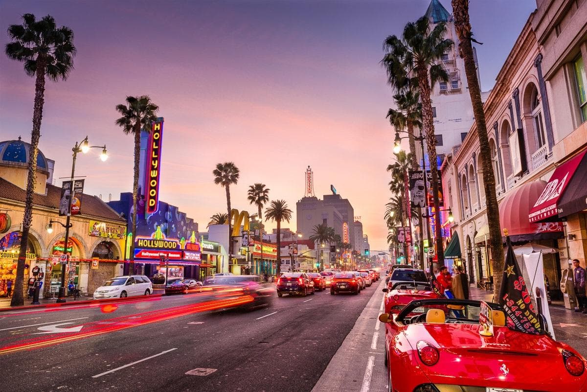 Fototapete PAPERMOON Hollywood Boulevard Vlies 450x280cm