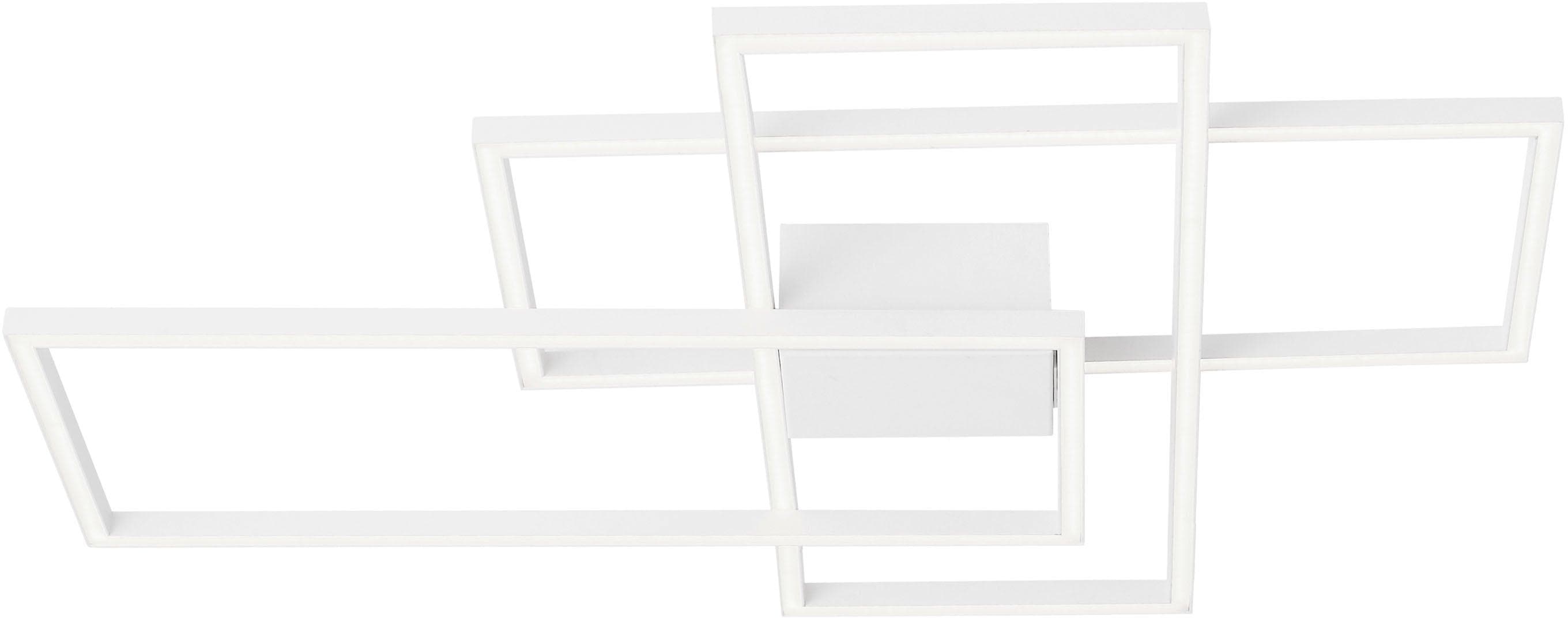 NOVA LUCE LED Deckenleuchte Bilbao weiß 3-flammig