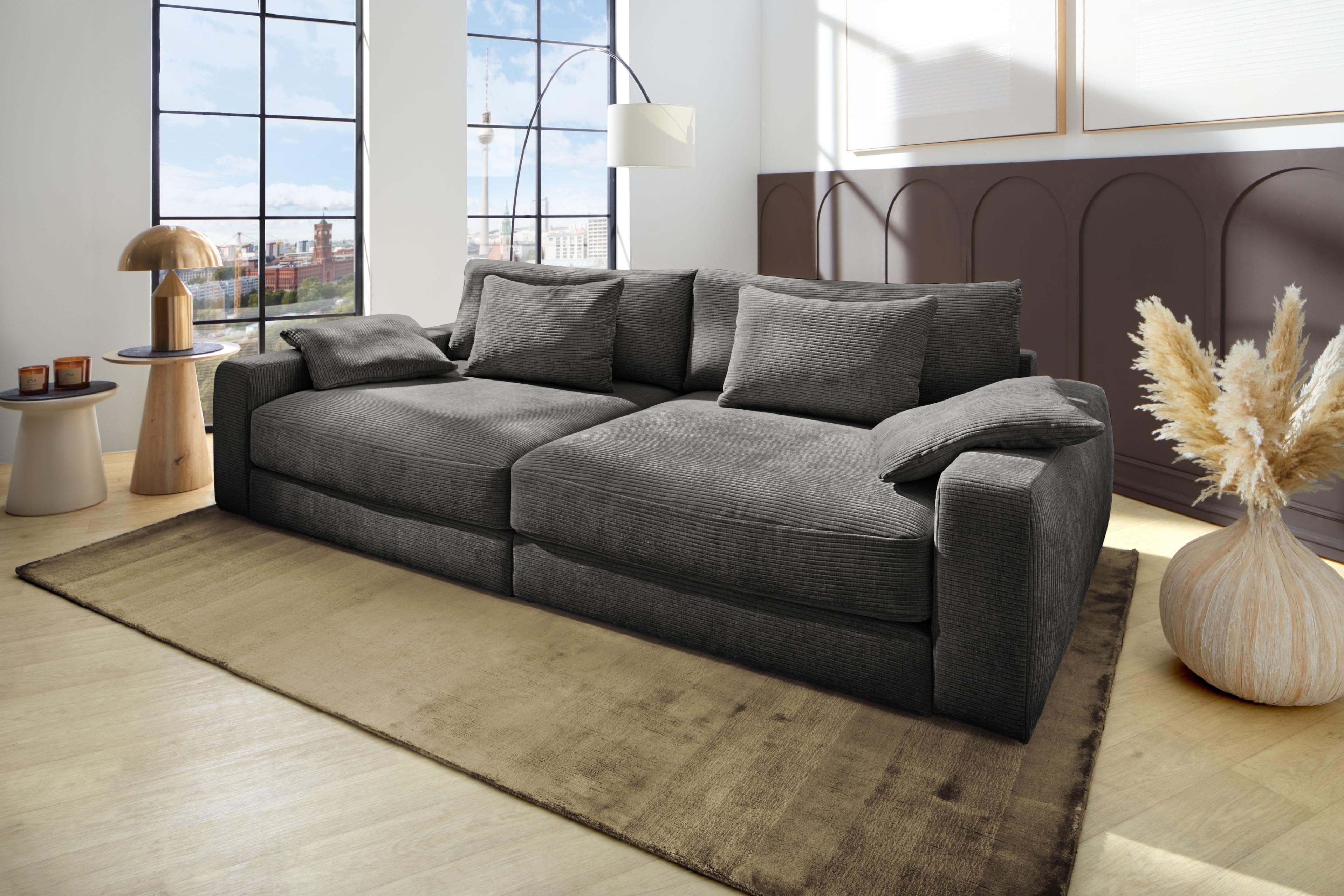 Big-Sofa in Grau - Trendig und Praktisch