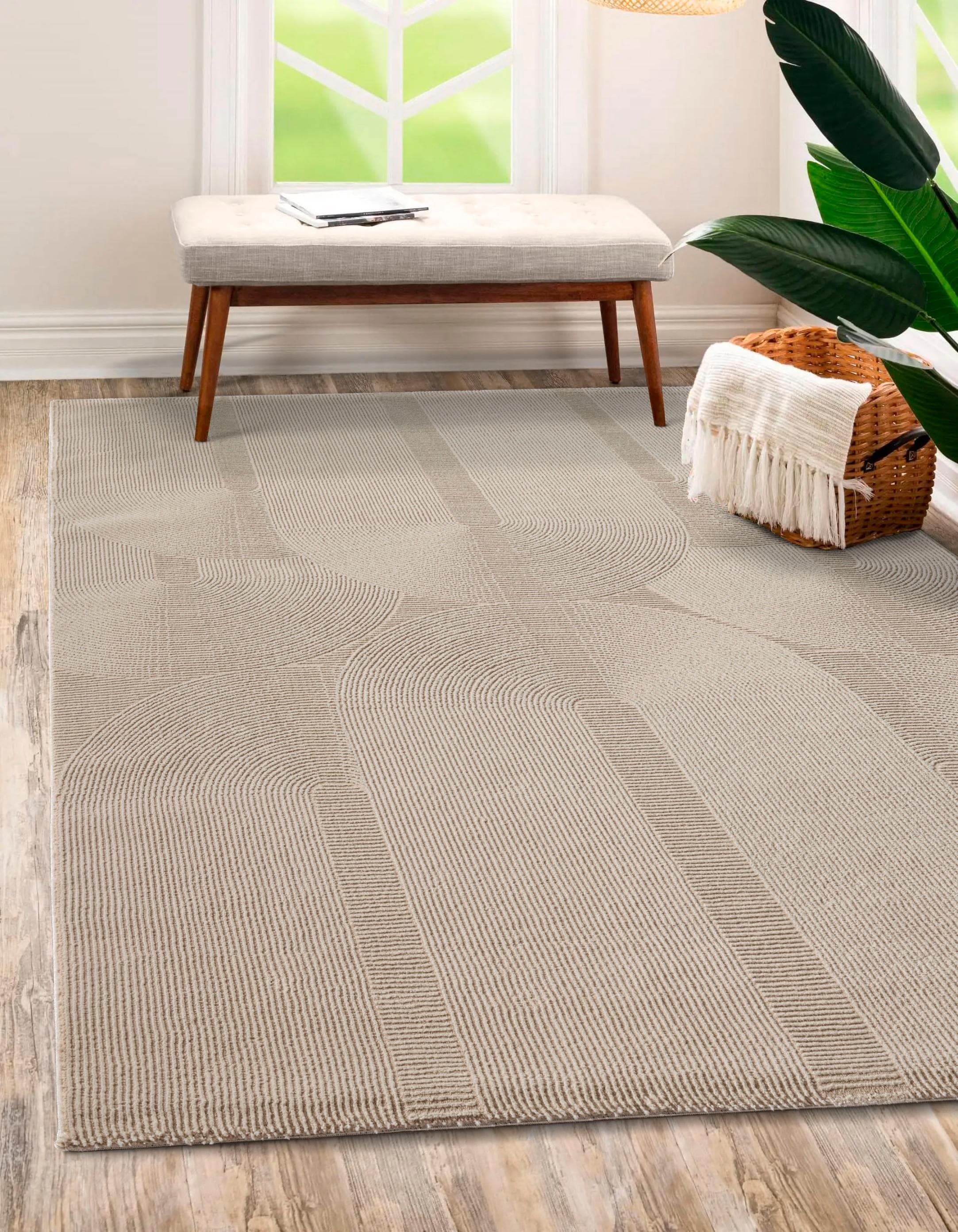 MERINOS Teppich Sign 1904 Beige Geometrisch Polyester