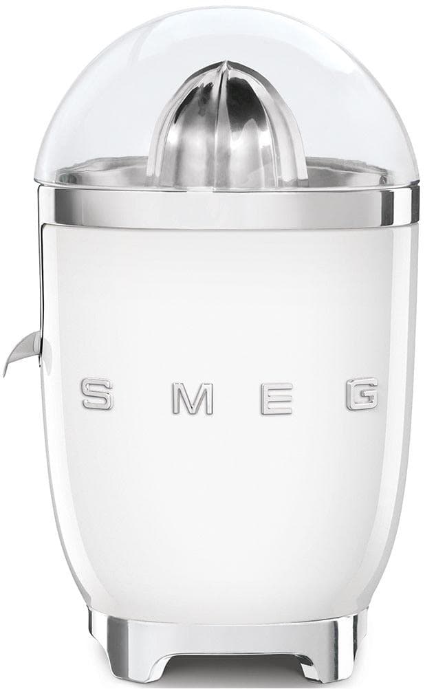 Smeg Zitruspresse Weiß mit Edelstahl-Filtersieb