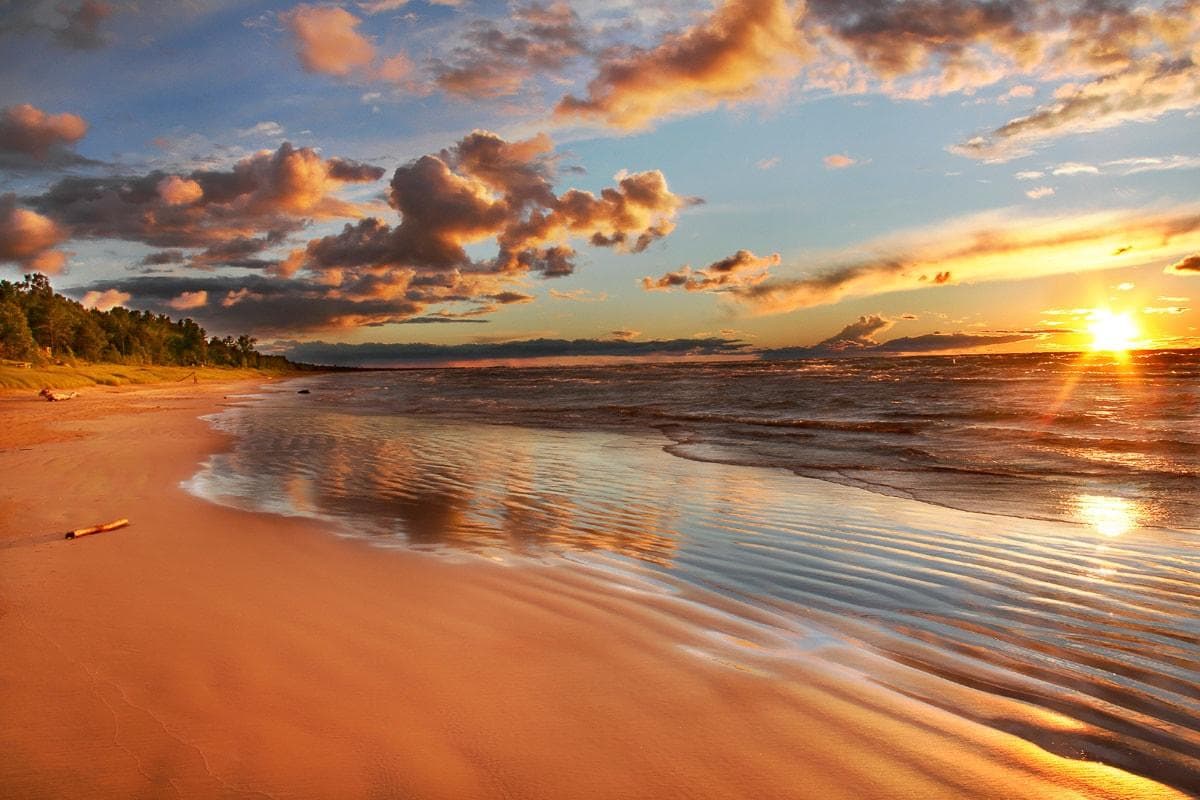 Fototapete PAPERMOON Lake Huron Dunes Vlies 450x280cm