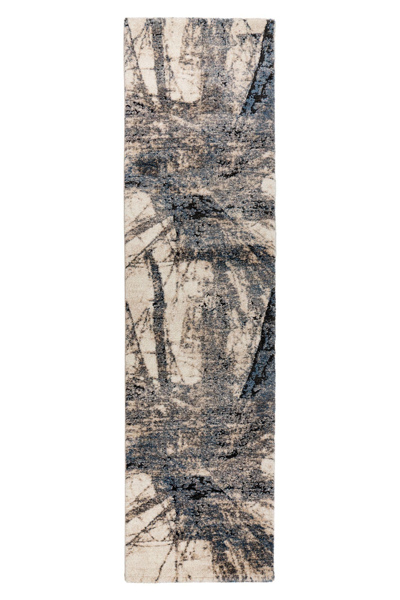 Kayoom Teppich Firenze 485 Blau Kurzflor