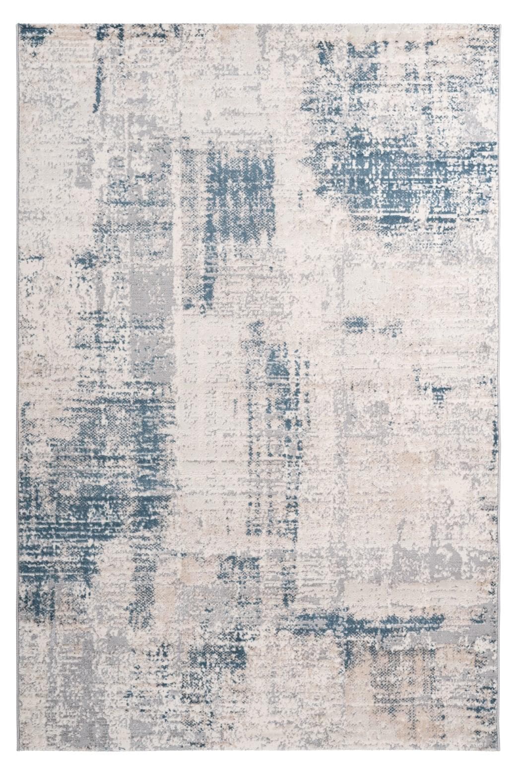 Kayoom Teppich Sail 700 Blau Kurzflor