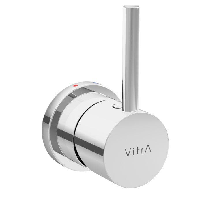 Vitra Einhebelmischer A45671EXP für WC, seitlich integrierte Thermostat-Armatur