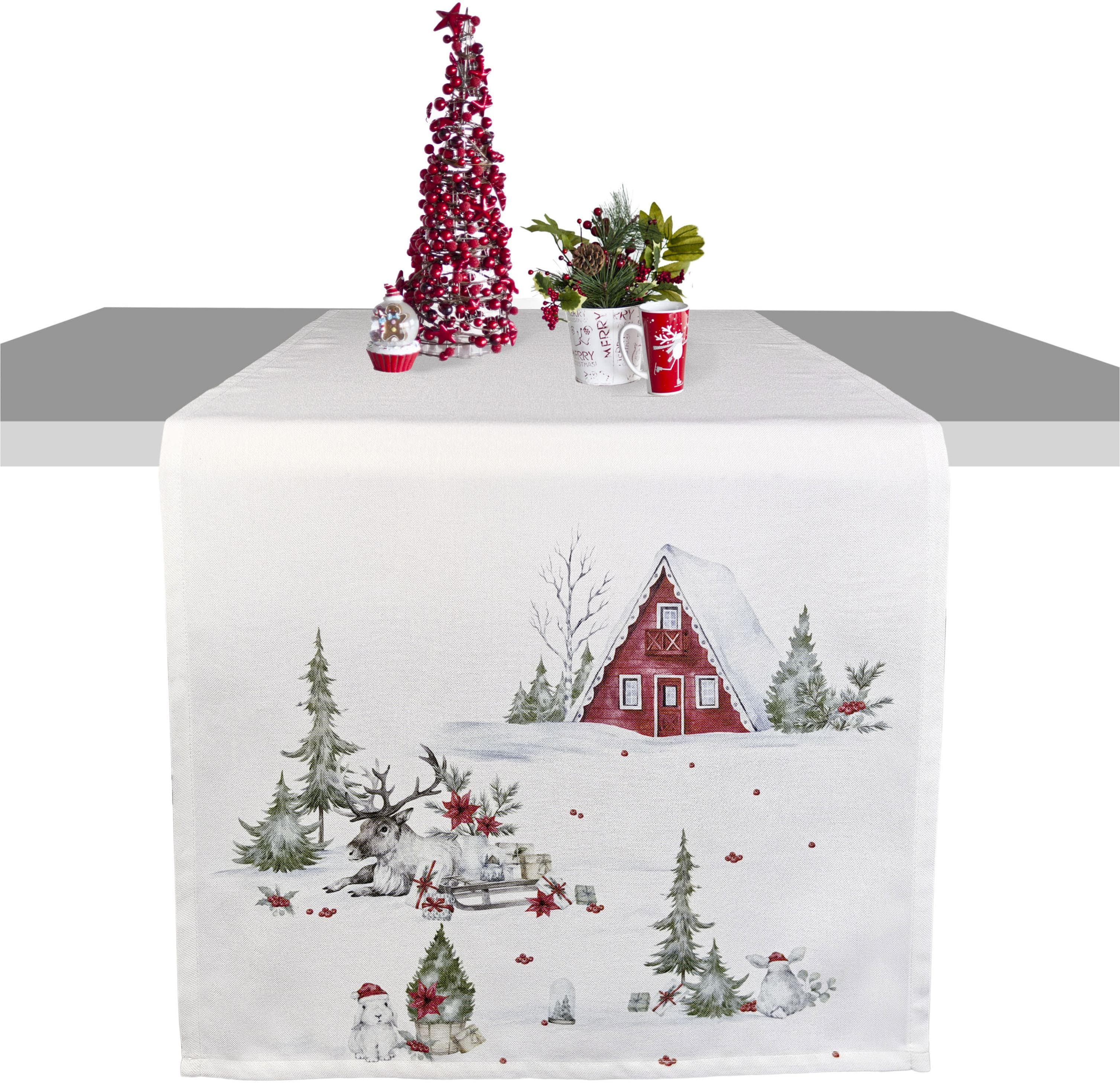 OTTO HOME Tischläufer Lealux Bunt Polyester 170x50cm