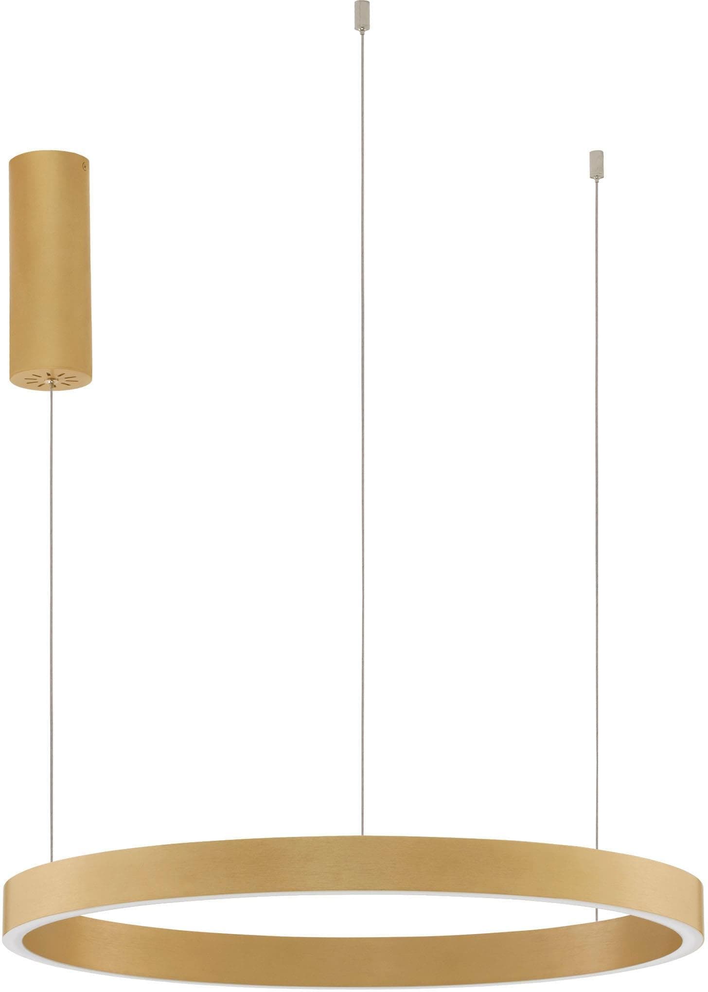 NOVA LUCE LED-Hängeleuchte Elowen Gold 60cm