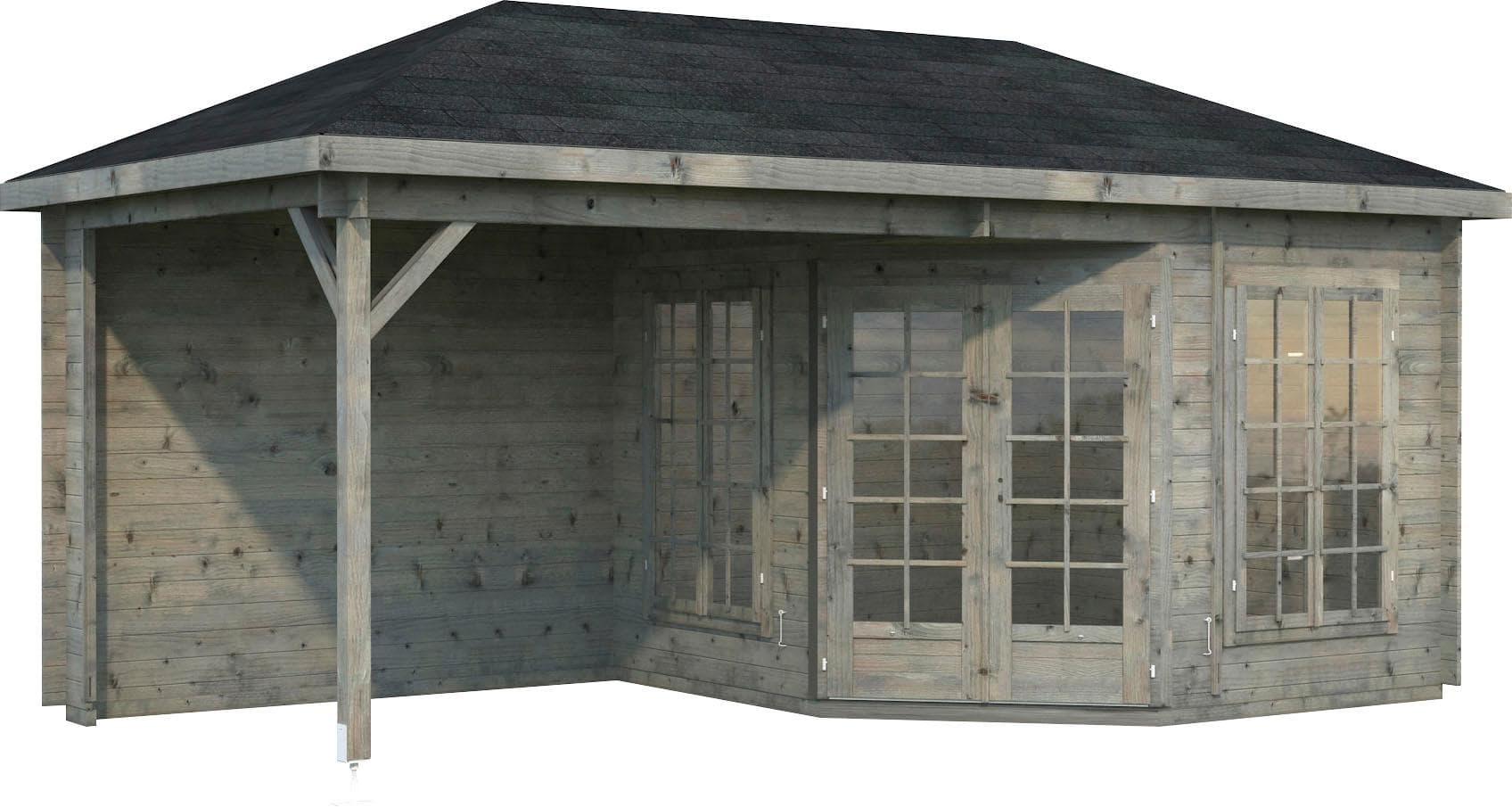 Gartenhaus Melanie Palmako Massivholz 599x322 cm