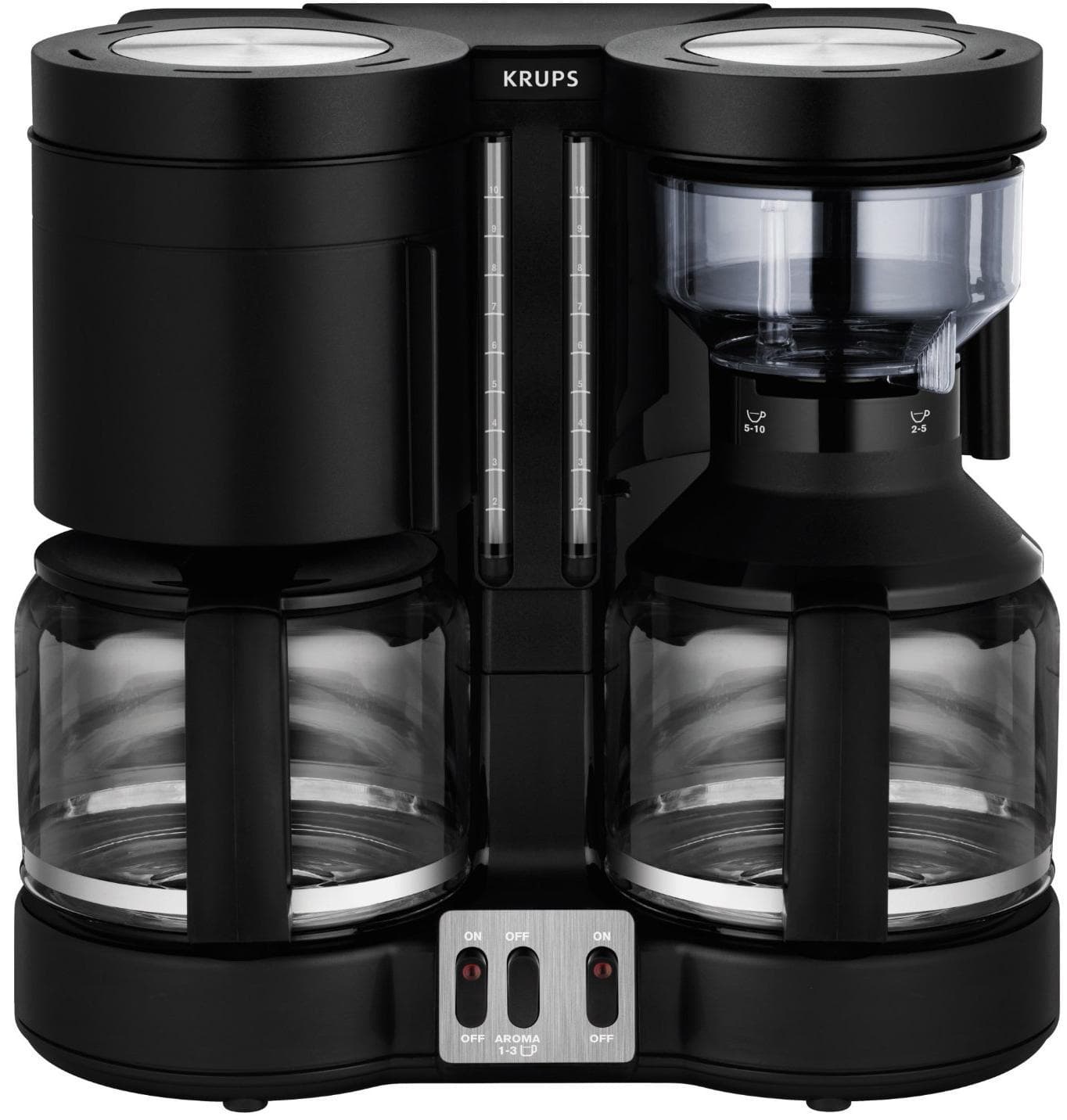 Krups KM 8508 Duothek Plus Filtermaschine Schwarz