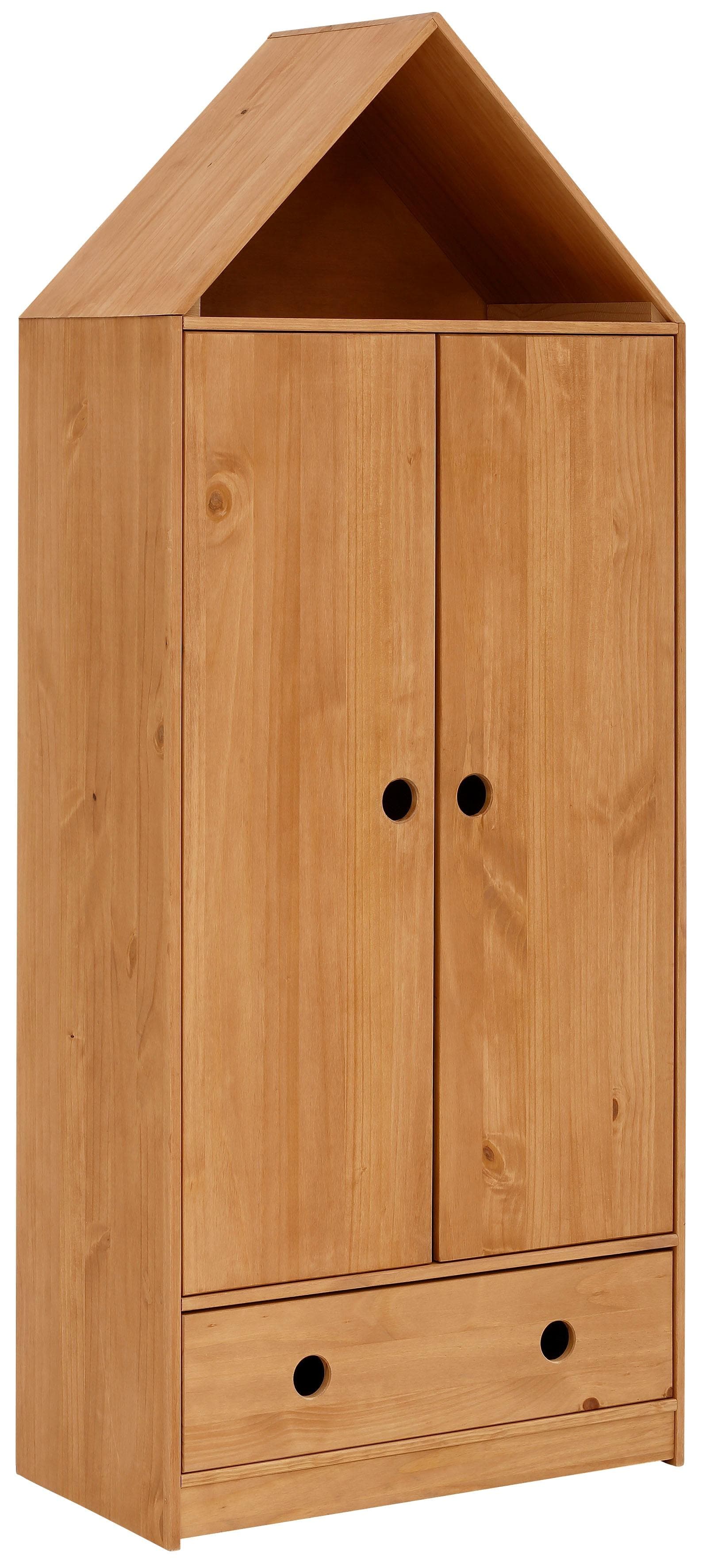 Lüttenhütt Alpi Kleiderschrank Beige Natur Kiefer
