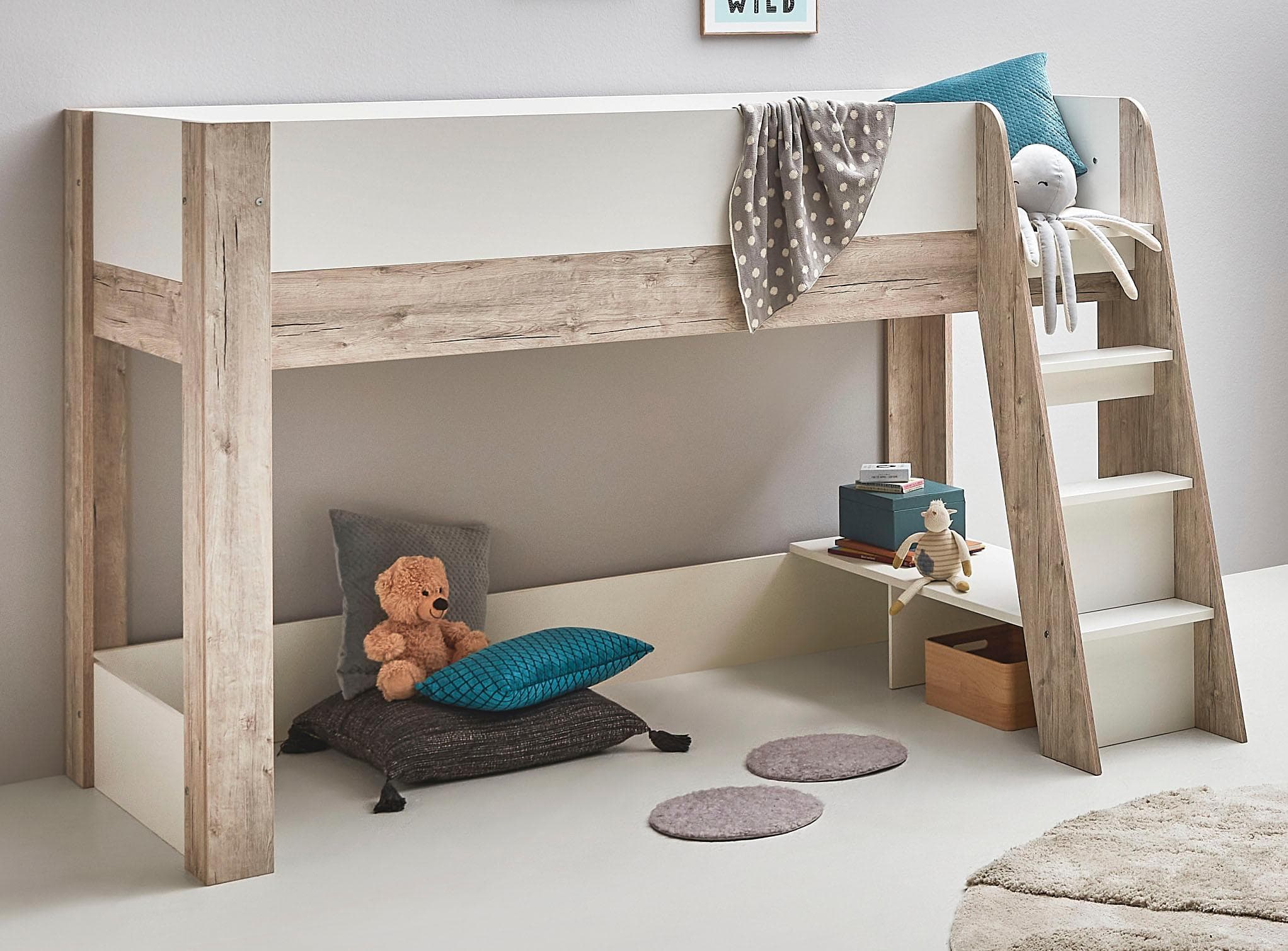 OTTO HOME Hochbett Franzi Weiß Kinderbett