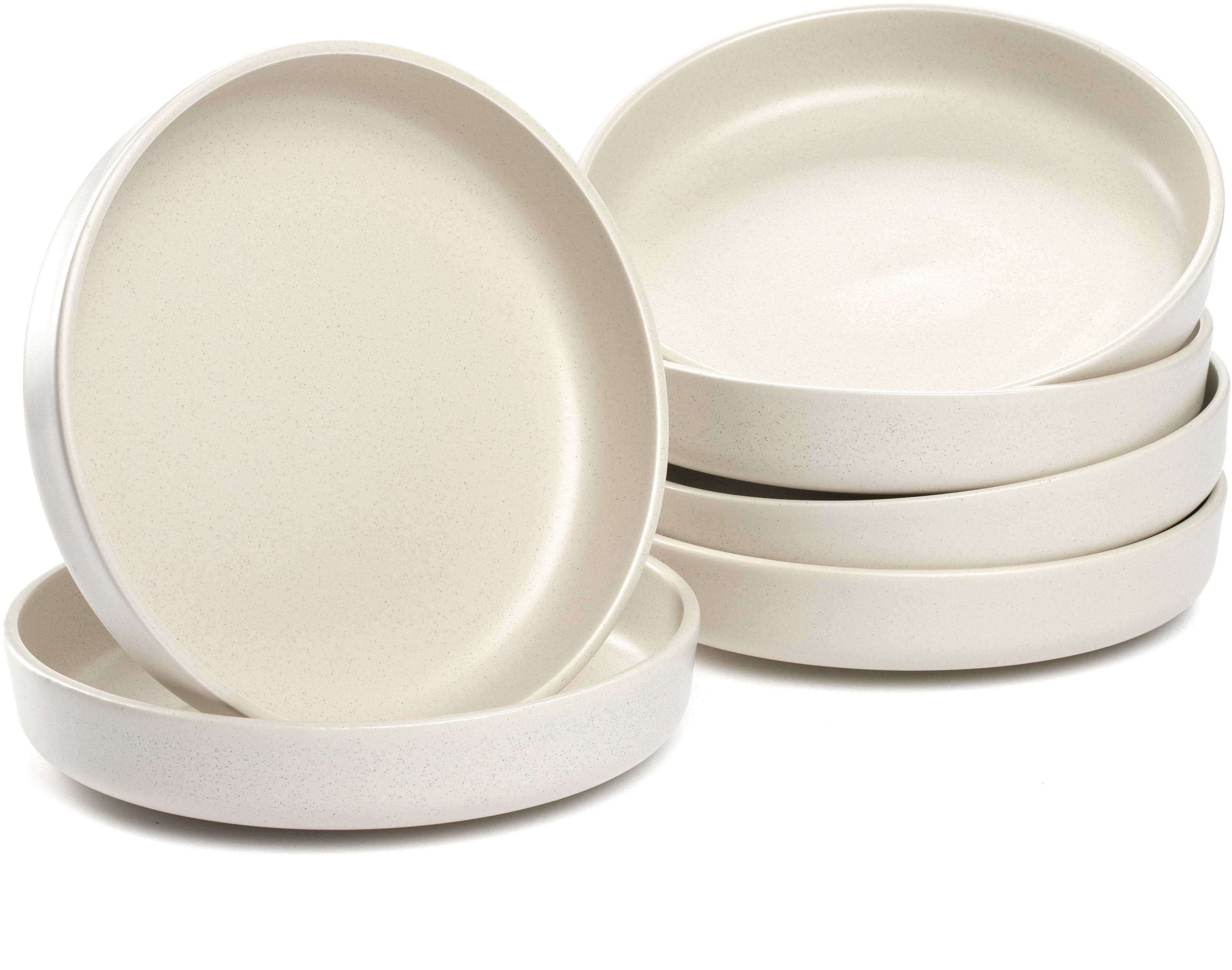 Teller-Set LEONARDO Suppenteller ROMA 6-teilig beige Keramik