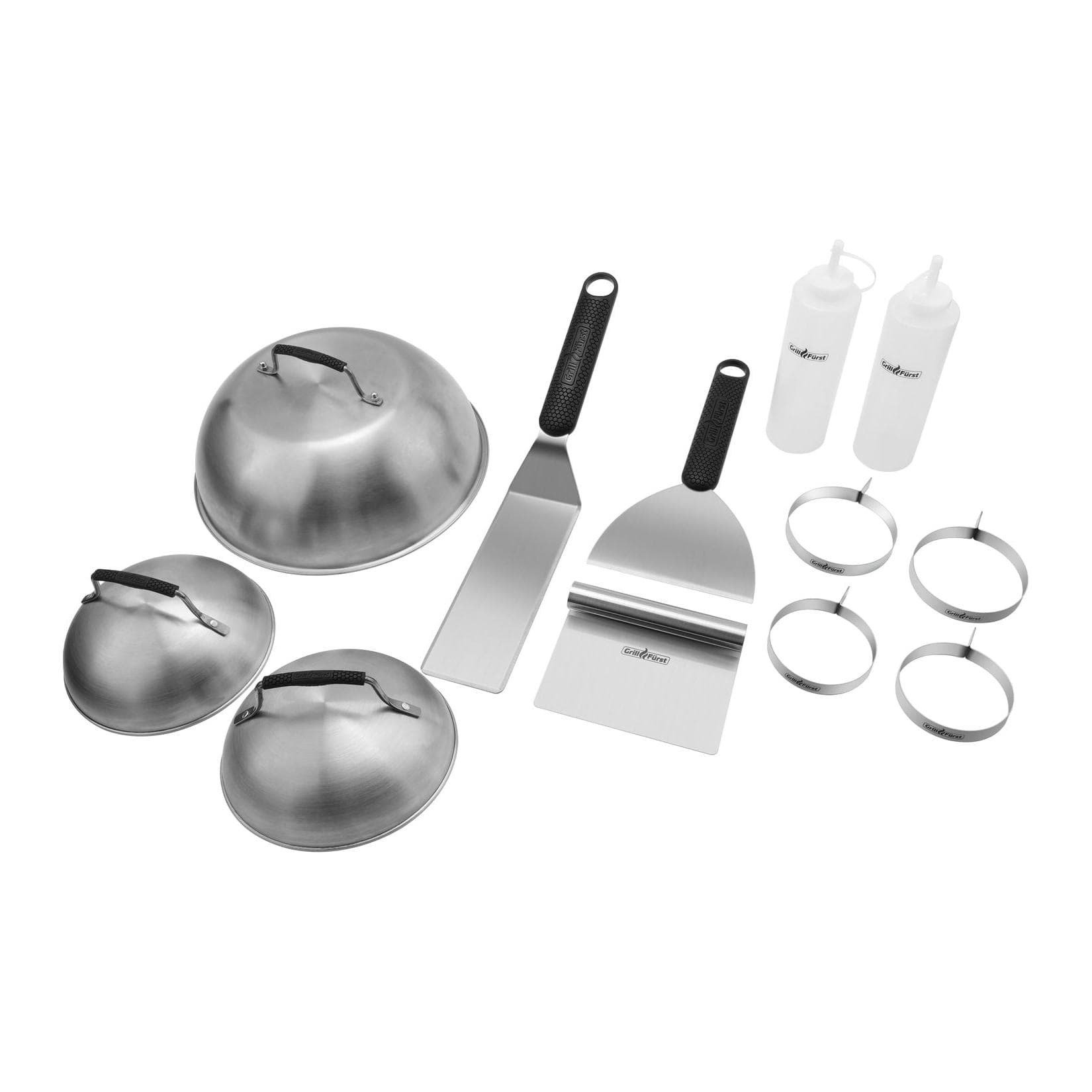 Grillfürst Plancha-Set 12tlg. - Profi-Tools für Plancha