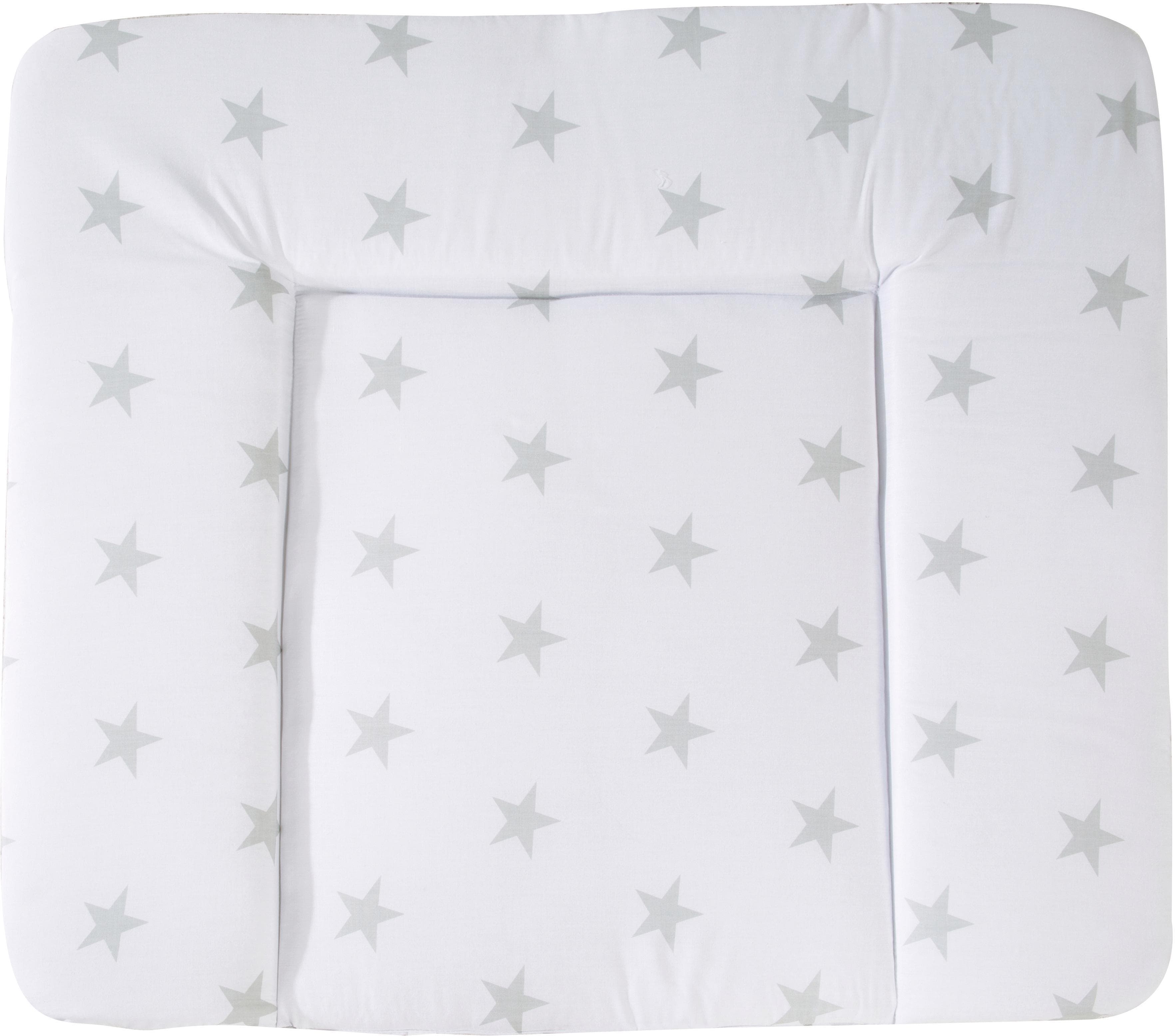 Wickelauflage ROBA Little Stars Weiß/Grau