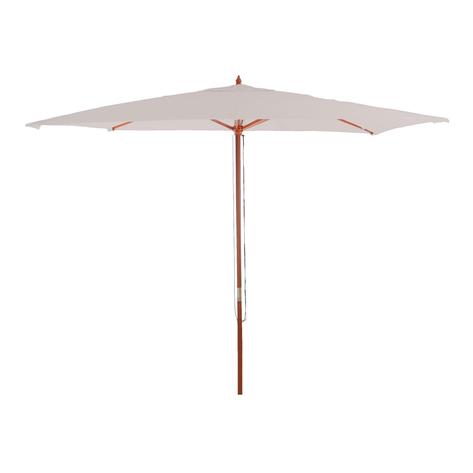 MCW Sonnenschirm Lissabon Marktschirm Ø 3m Polyester Creme