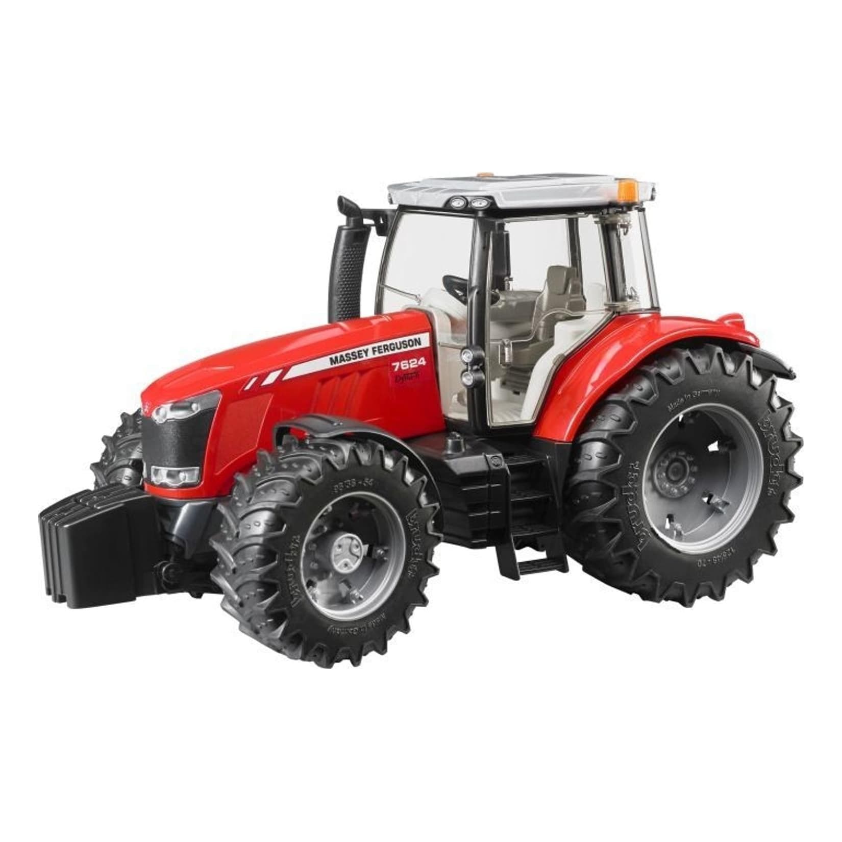 Bruder Massey Ferguson 7624 Traktor Modell Spielzeug Grün Gelb