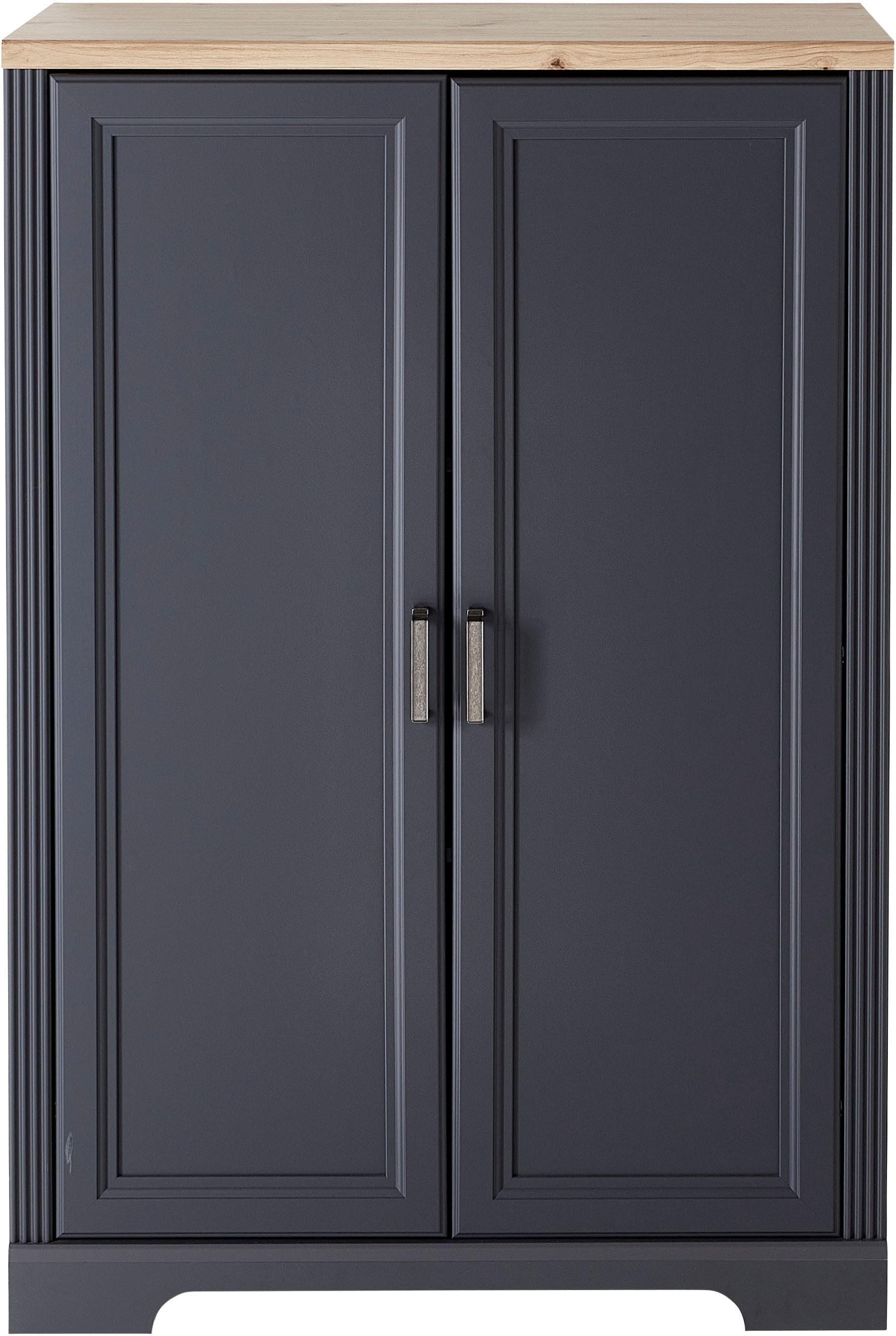 Aktenschrank INNOSTYLE Graphit mit Soft-Close und FSC-Zertifizierung