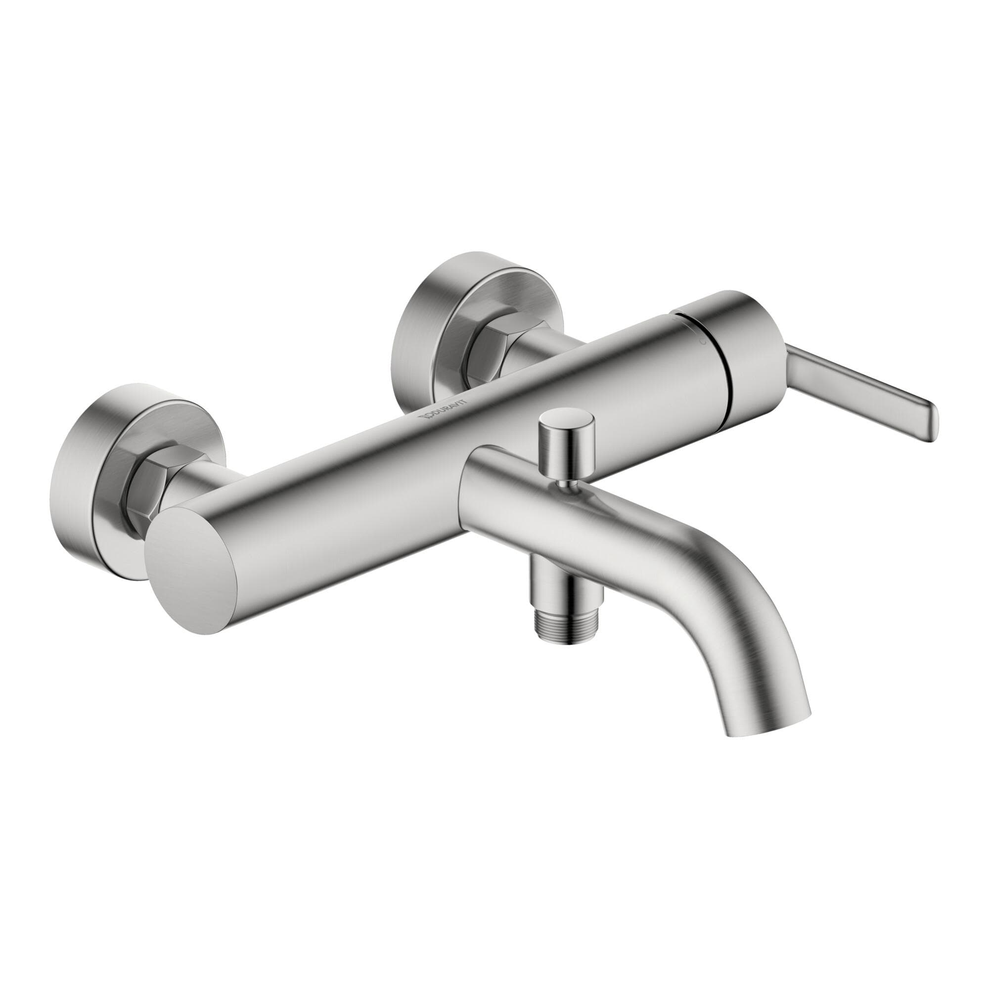 Duravit Balcoon Wannenarmatur BA5230000070 Aufputz Edelstahl gebürstet