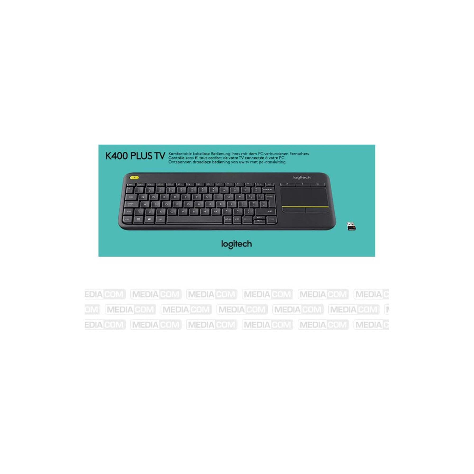 Logitech Tastatur wireless, Unifying K400 sw