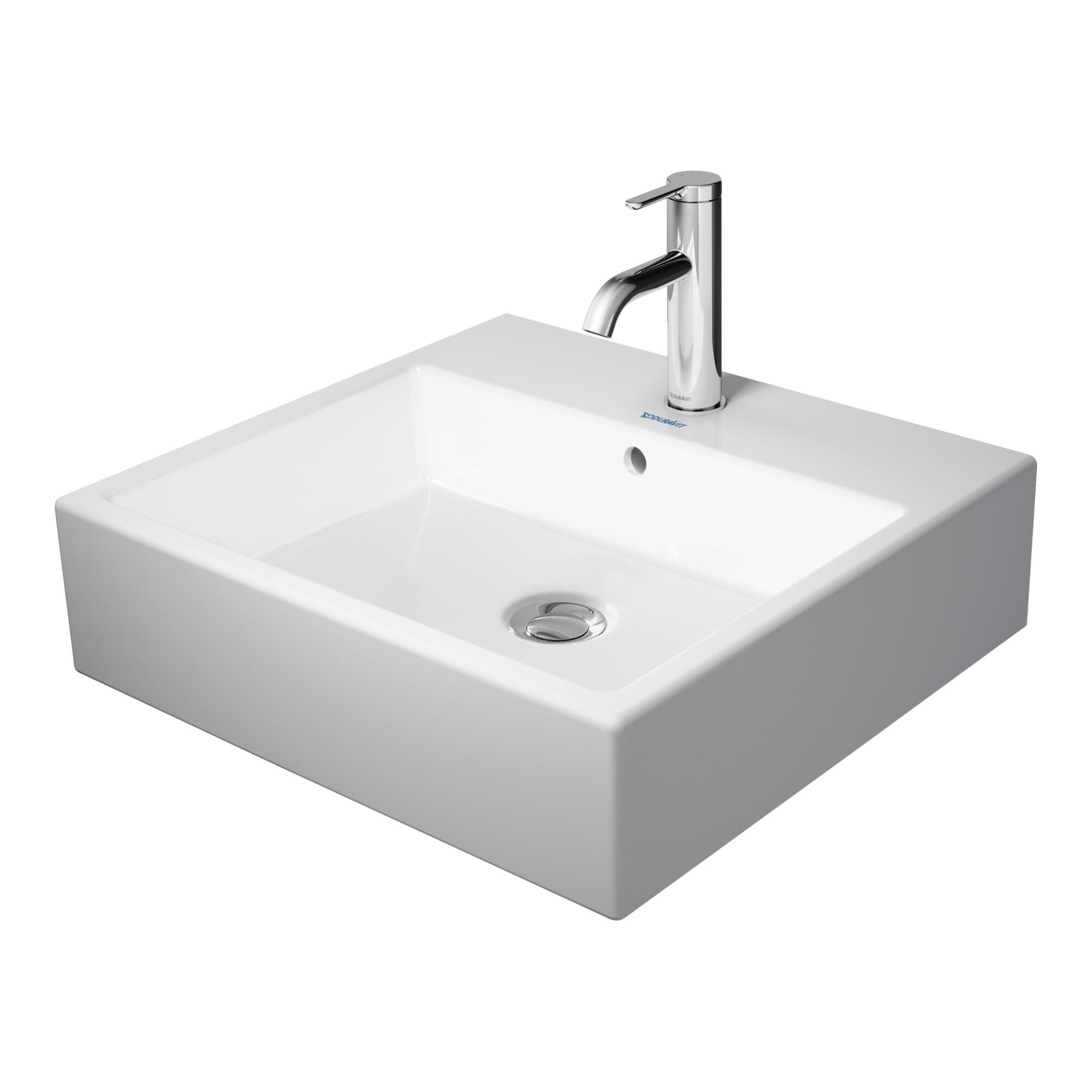 Duravit Vero Air Waschtisch 50x47 cm Weiß Ohne Hahnloch Mit Überlauf