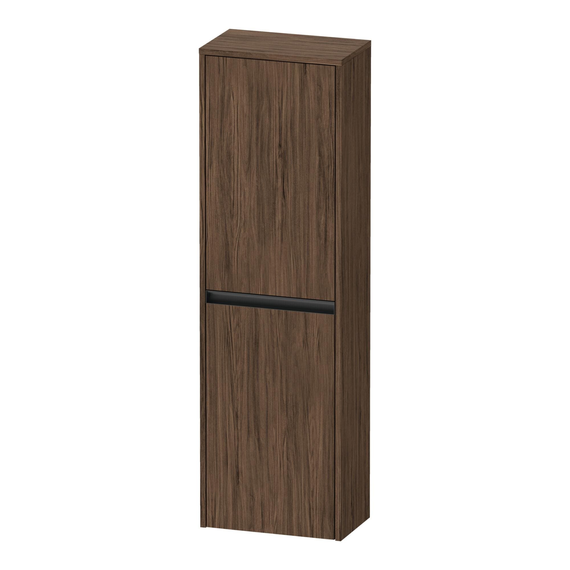 Duravit Ketho.2 Halbhochschrank Nussbaum Dunkel Matt 2 Türen