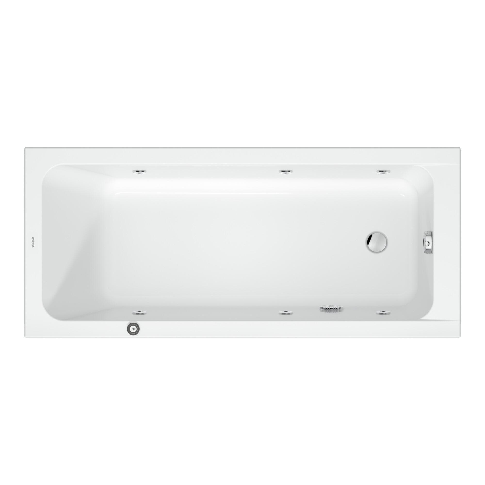 Duravit D-Code Whirlwanne 1600x700mm Einbau