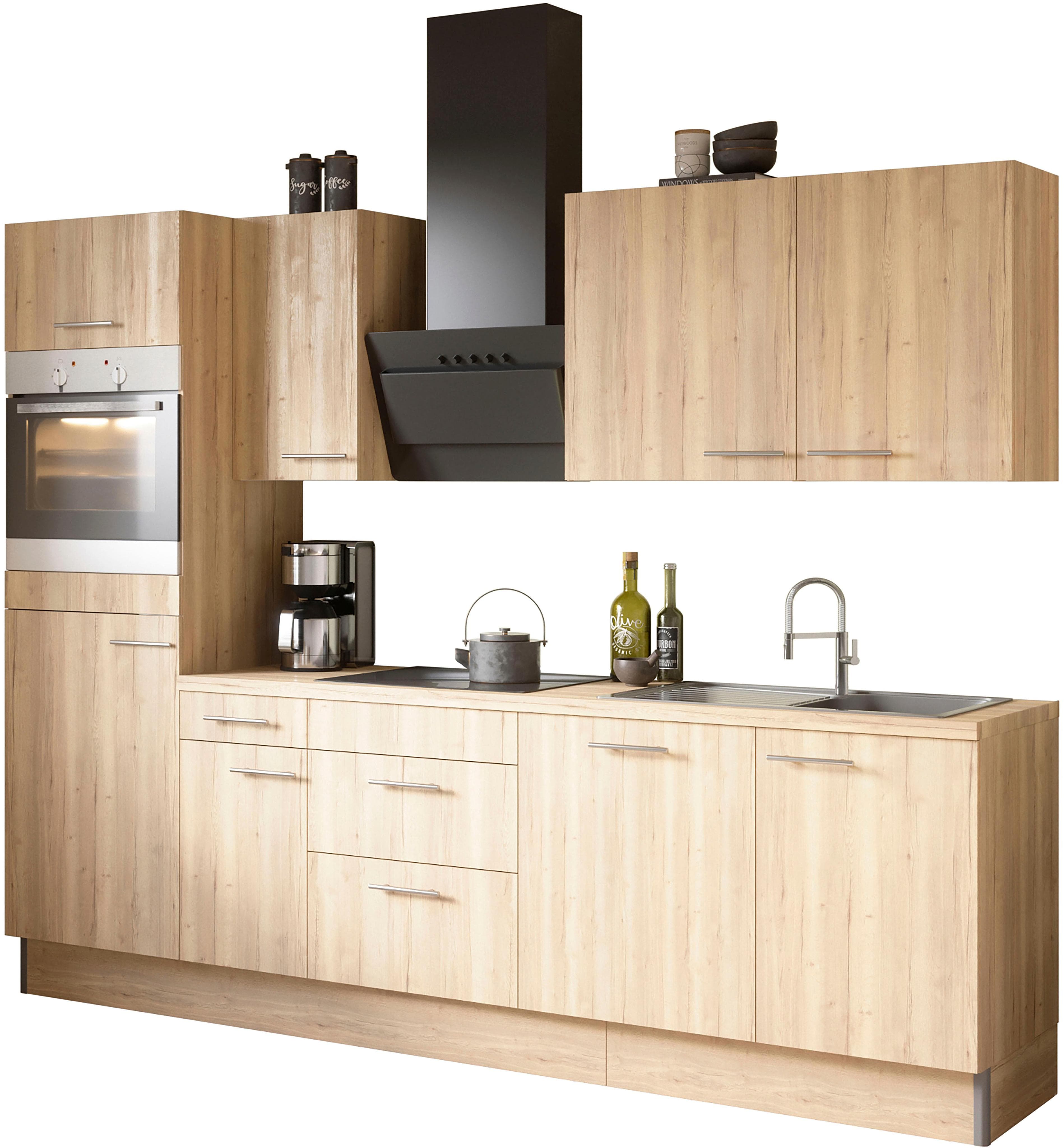 Küche OPTIFIT Klara Wildeichefarben 270 cm