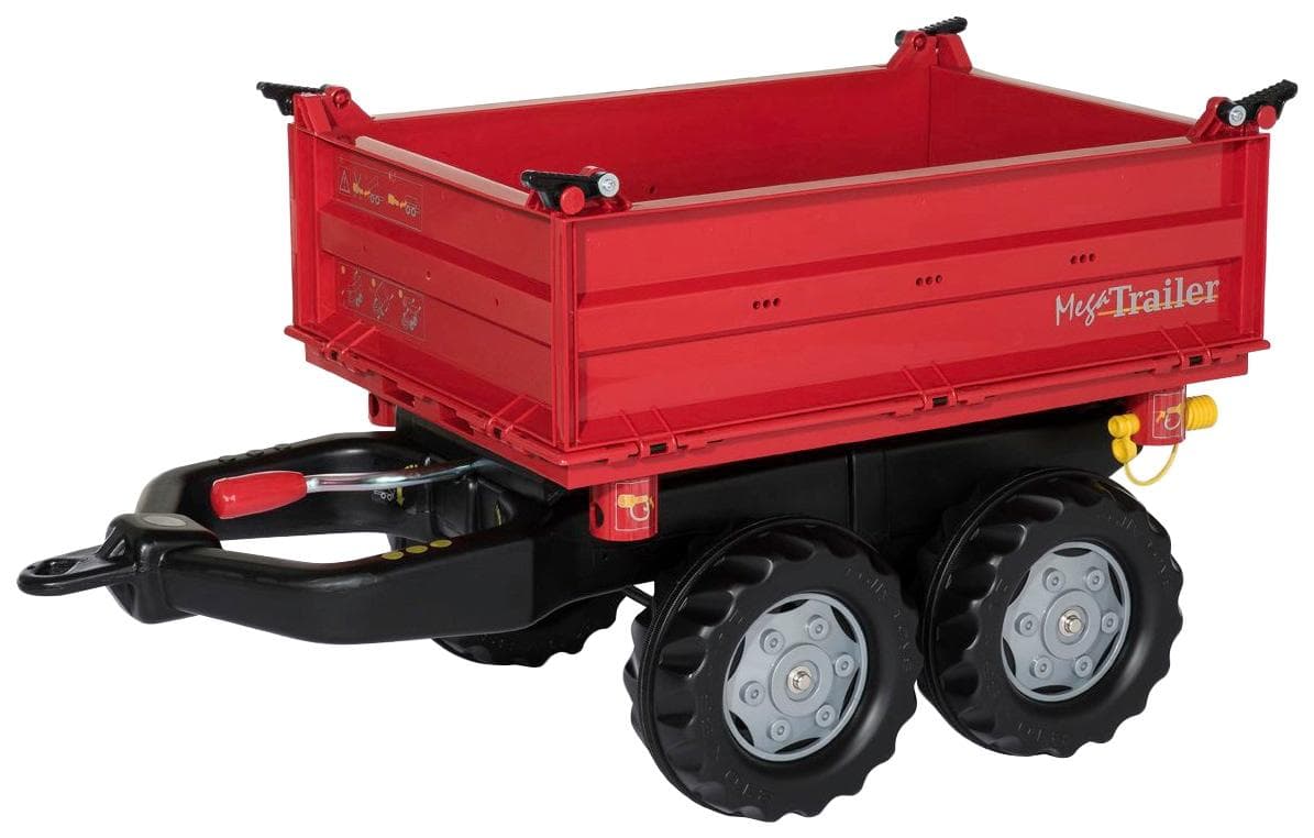 ROLLY TOYS Kinderfahrzeug-Anhänger Mega Trailer rot