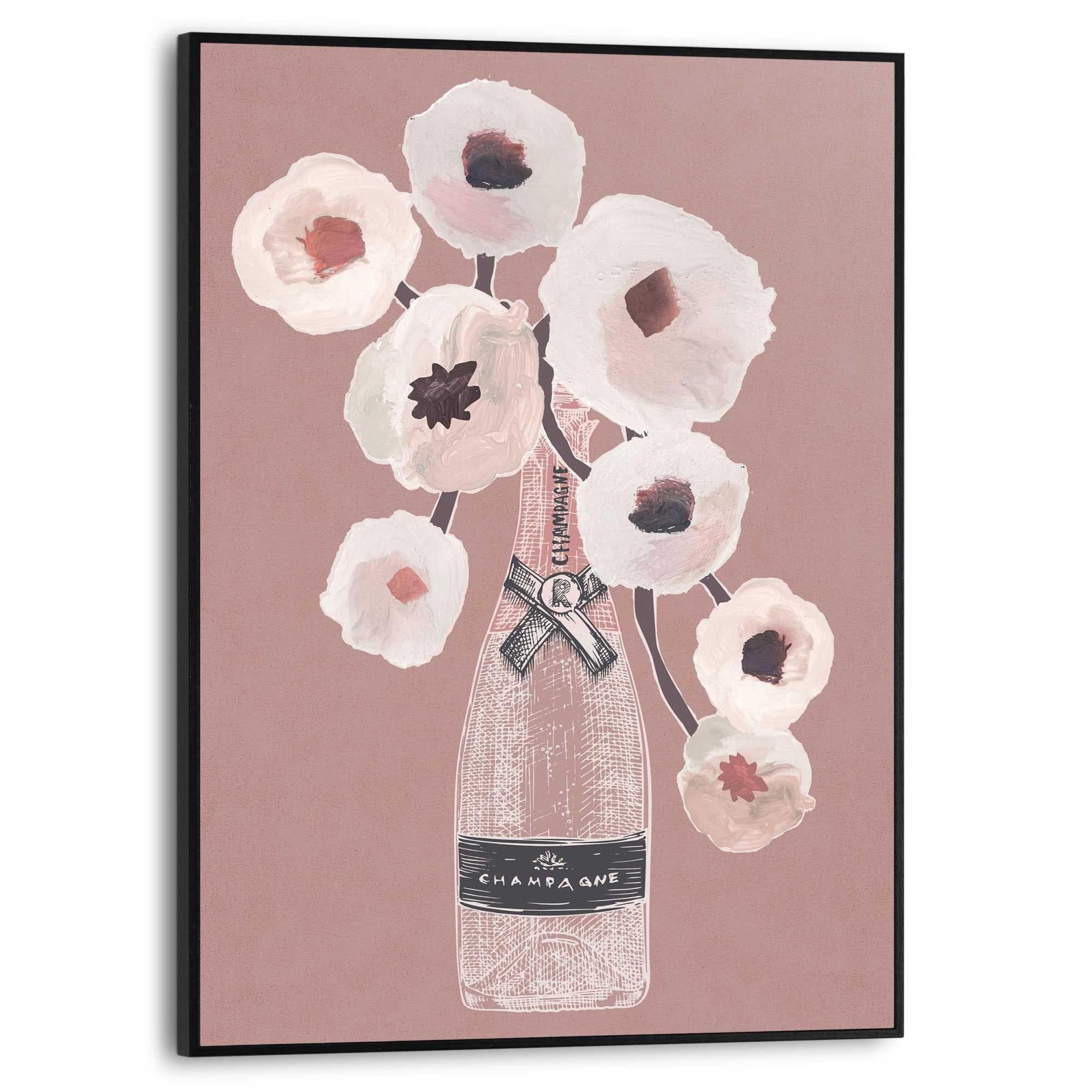 Poster REINDERS "Champagne" Braun Wanddekoration