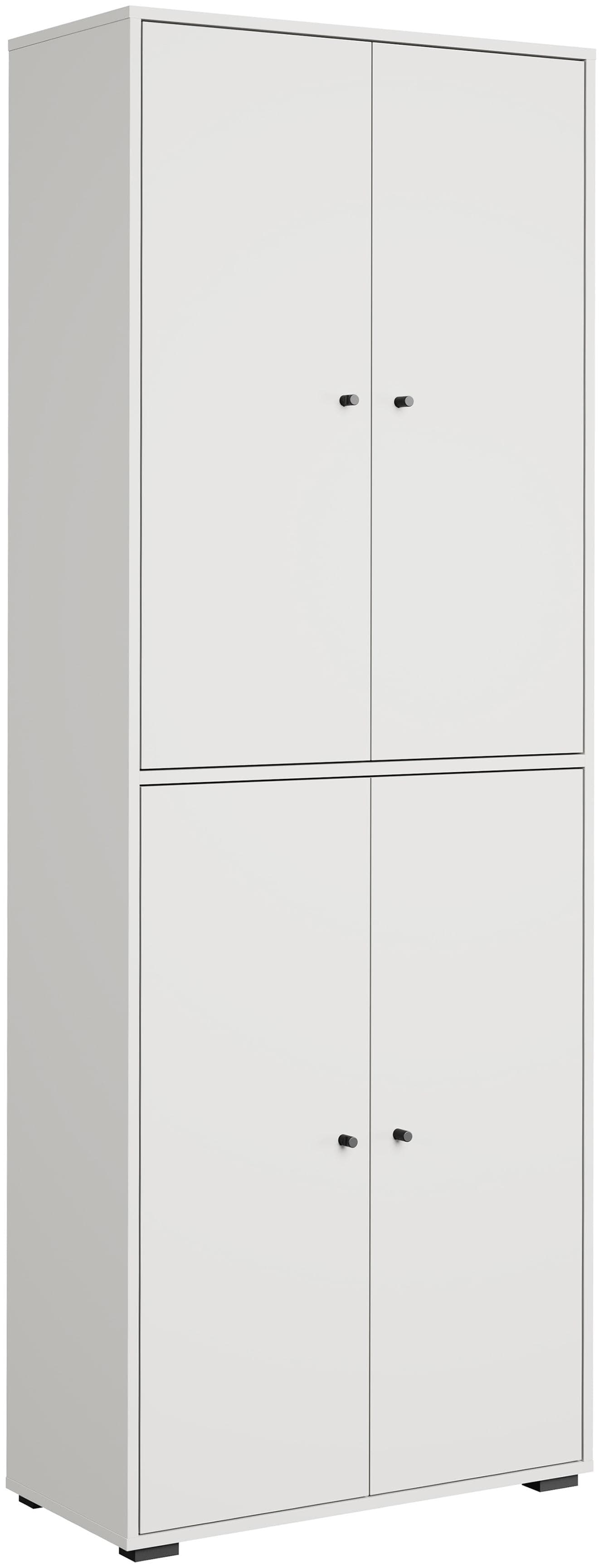 Schuhkommode Dino - Schuhschrank weiß matt