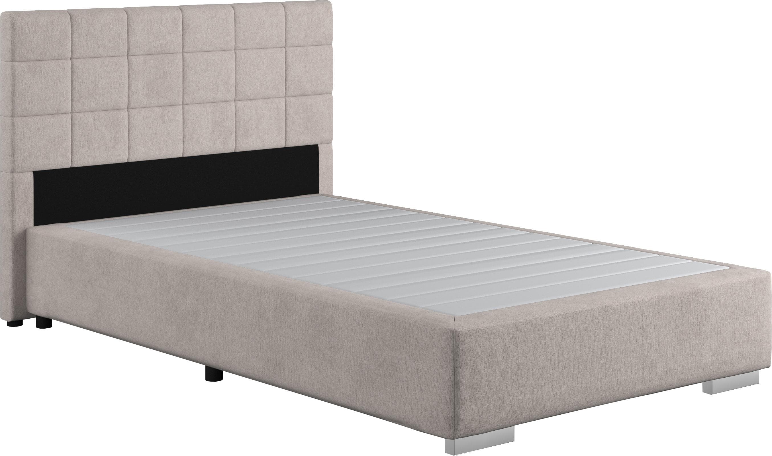 COTTA Boxspringbett Simba Grau Polyester
