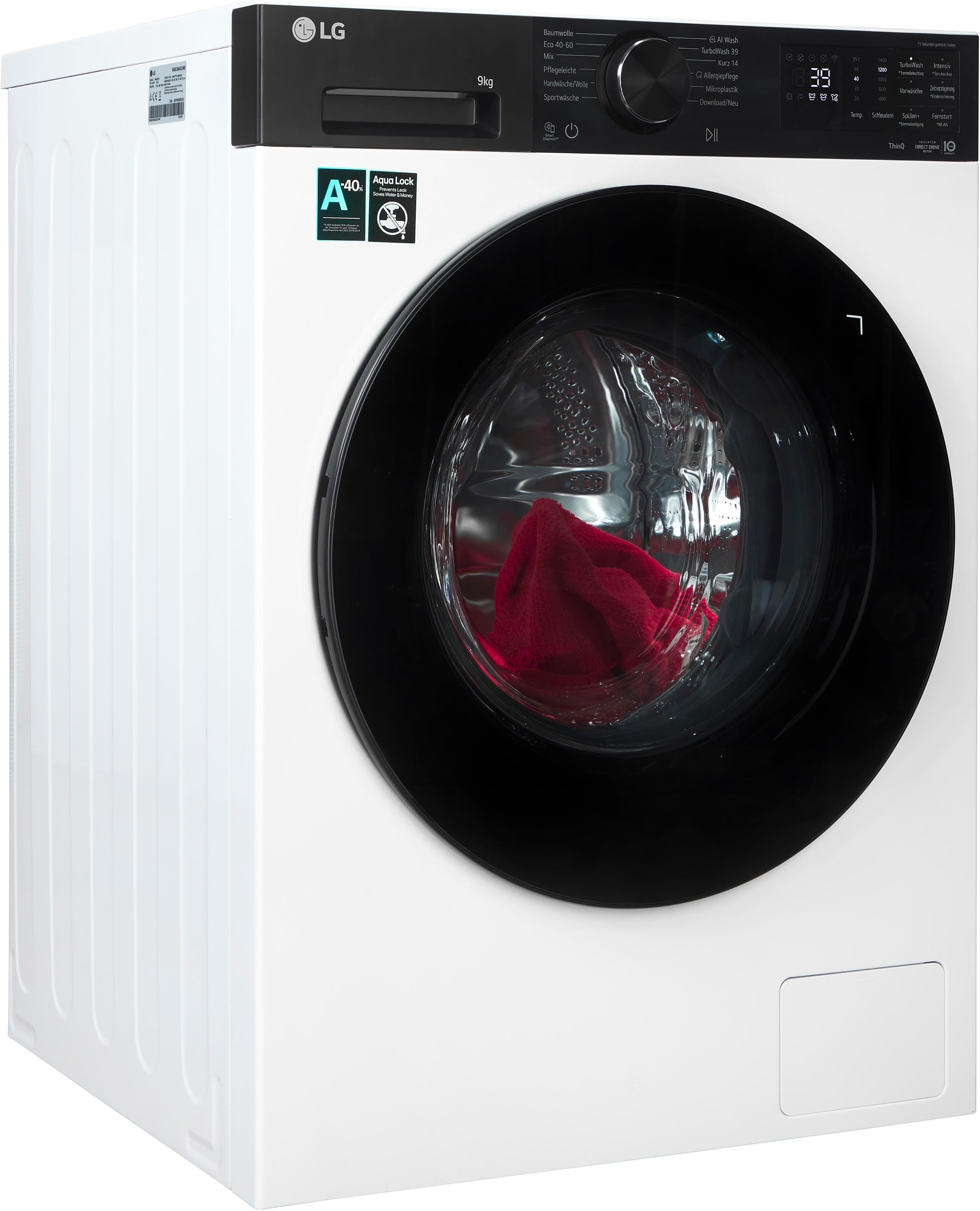 LG Waschmaschine Serie X7 F4WX709YP AI Wash ThinQ App