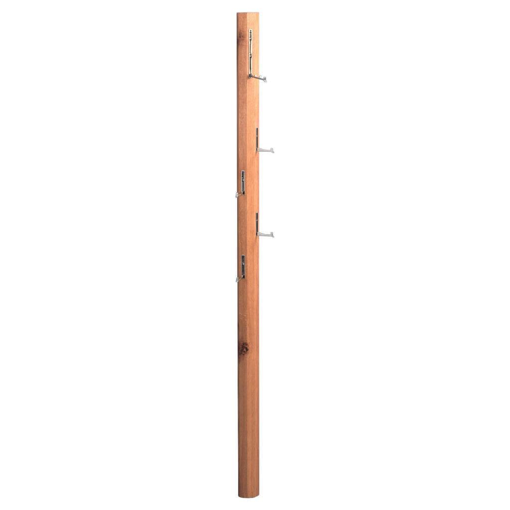 XXXLutz Garderobenleiste Wildeiche Massiv Holz mit 5 Haken