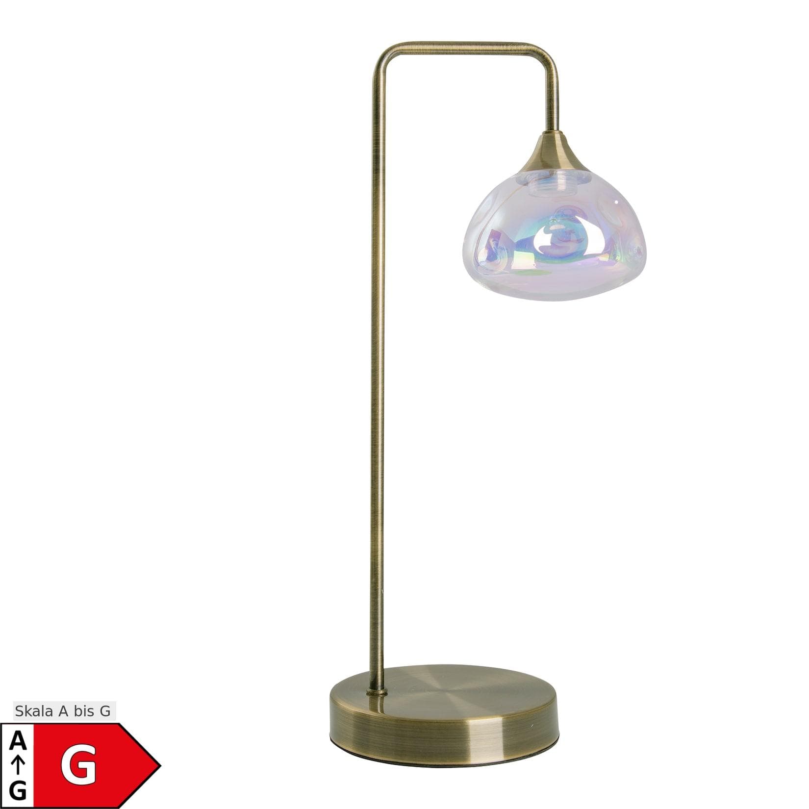 NÄVE LED Tischleuchte Varna Messing 17,5 cm