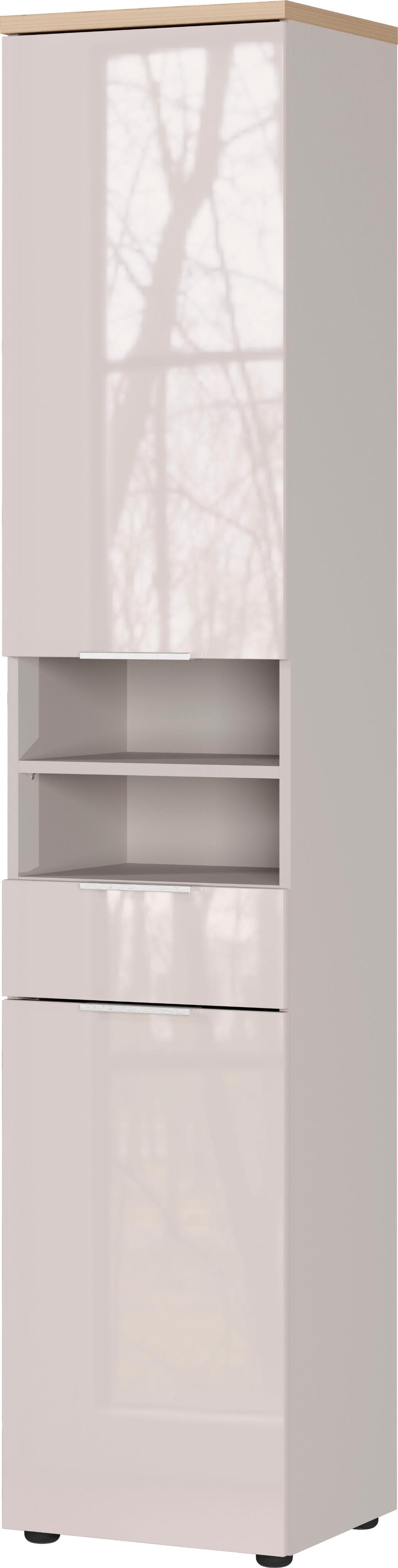 Hochschrank Germania Tavira Kaschmir Glasfronten