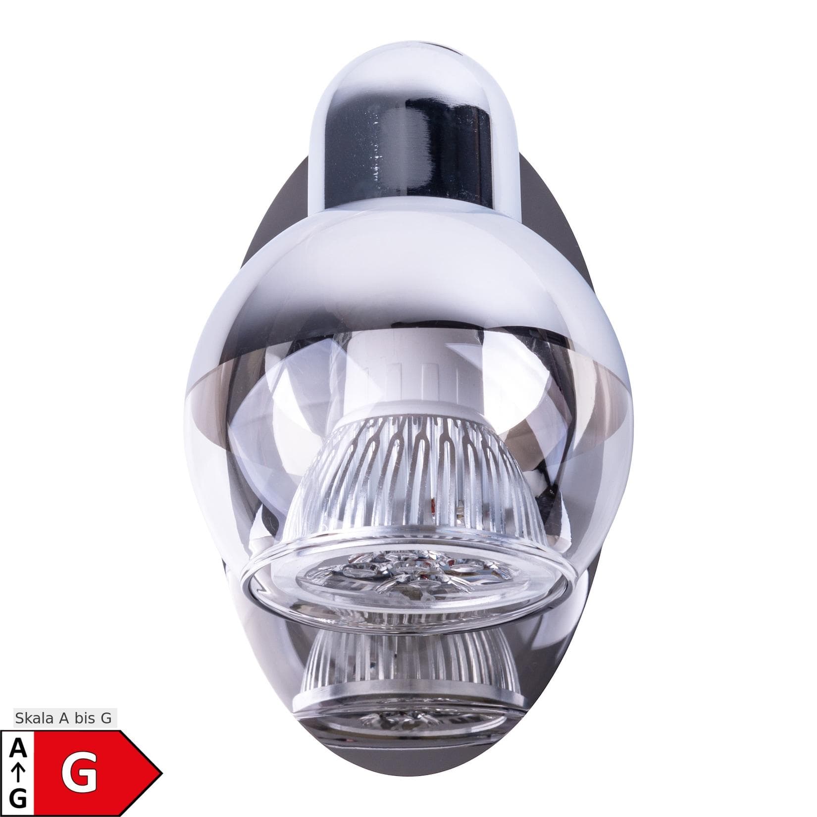 Näve LED-Wandleuchte BOCCIA - Metall & Glas - Klassisch