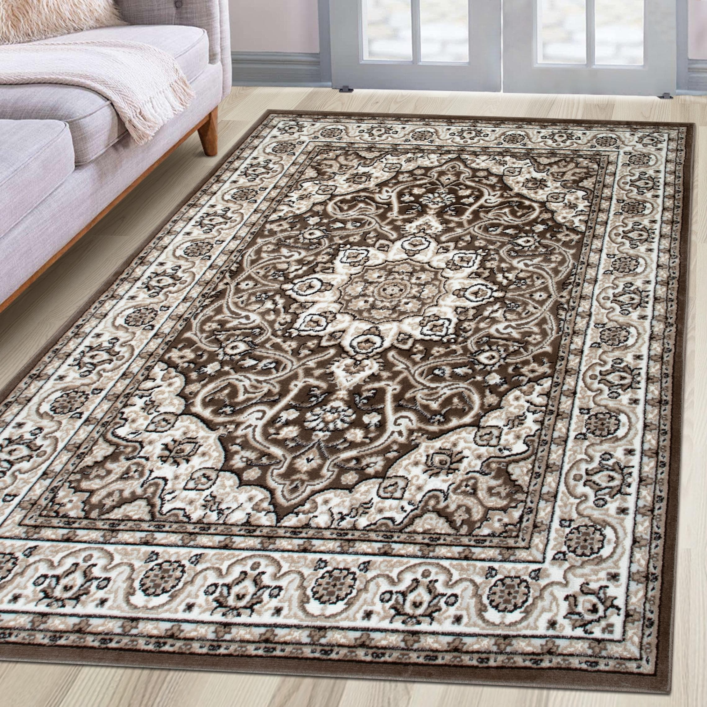 OTTO HOME Teppich Miane Orient-Design Beige Kurzflor