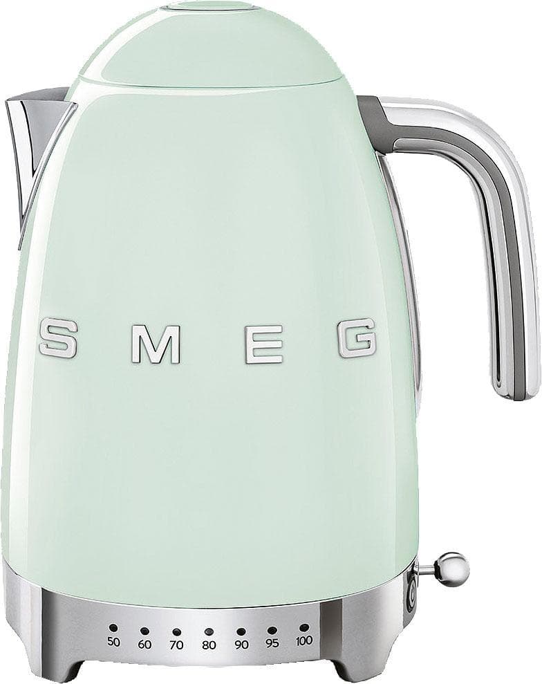Smeg Wasserkocher 50er-Jahre-Style Mintgrün Metall 1,7 L 360° Sockel