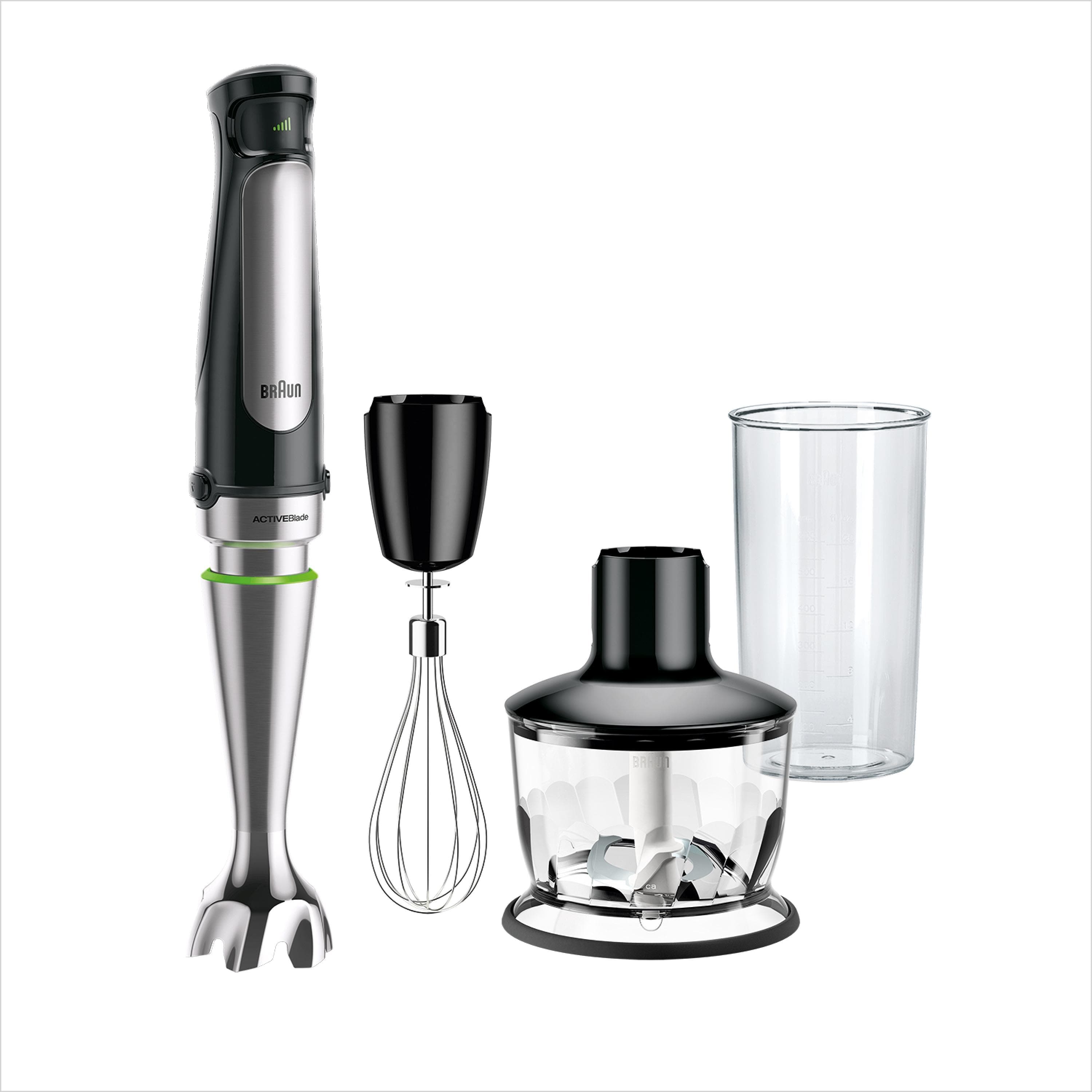 Braun Stabmixer MultiQuick 7 MQ 7035X 1000W Schwarz/Grau