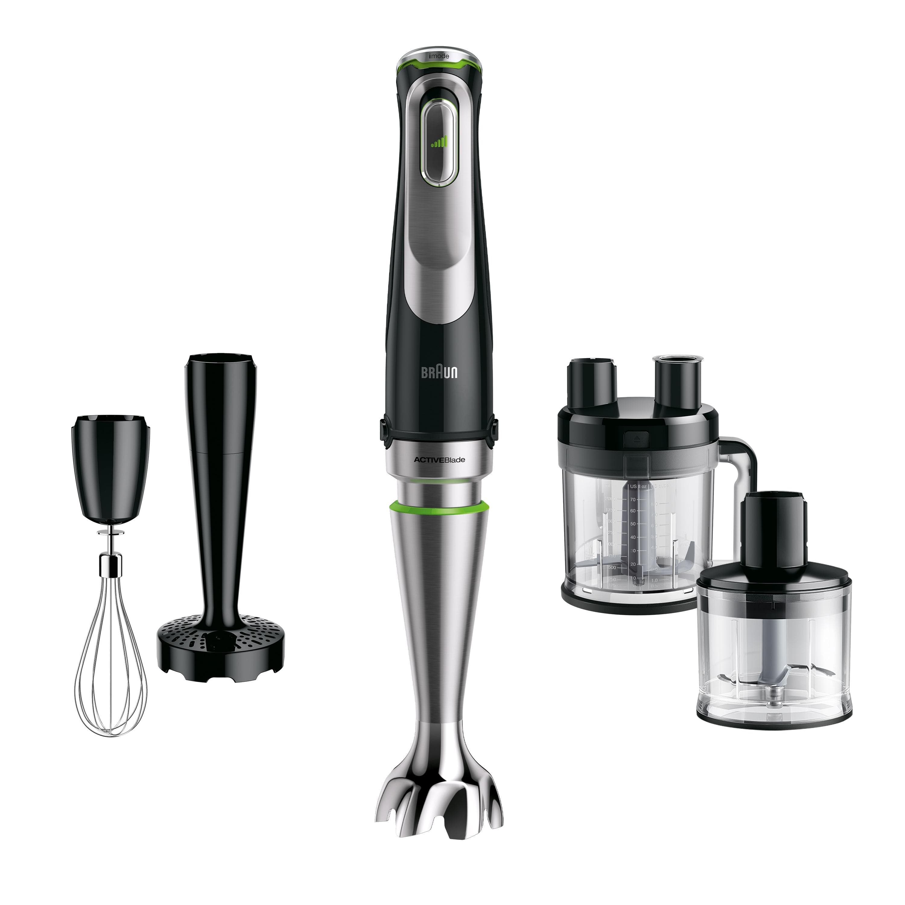 Braun Stabmixer MultiQuick 9 MQ 9187XLI Schwarz 1200W