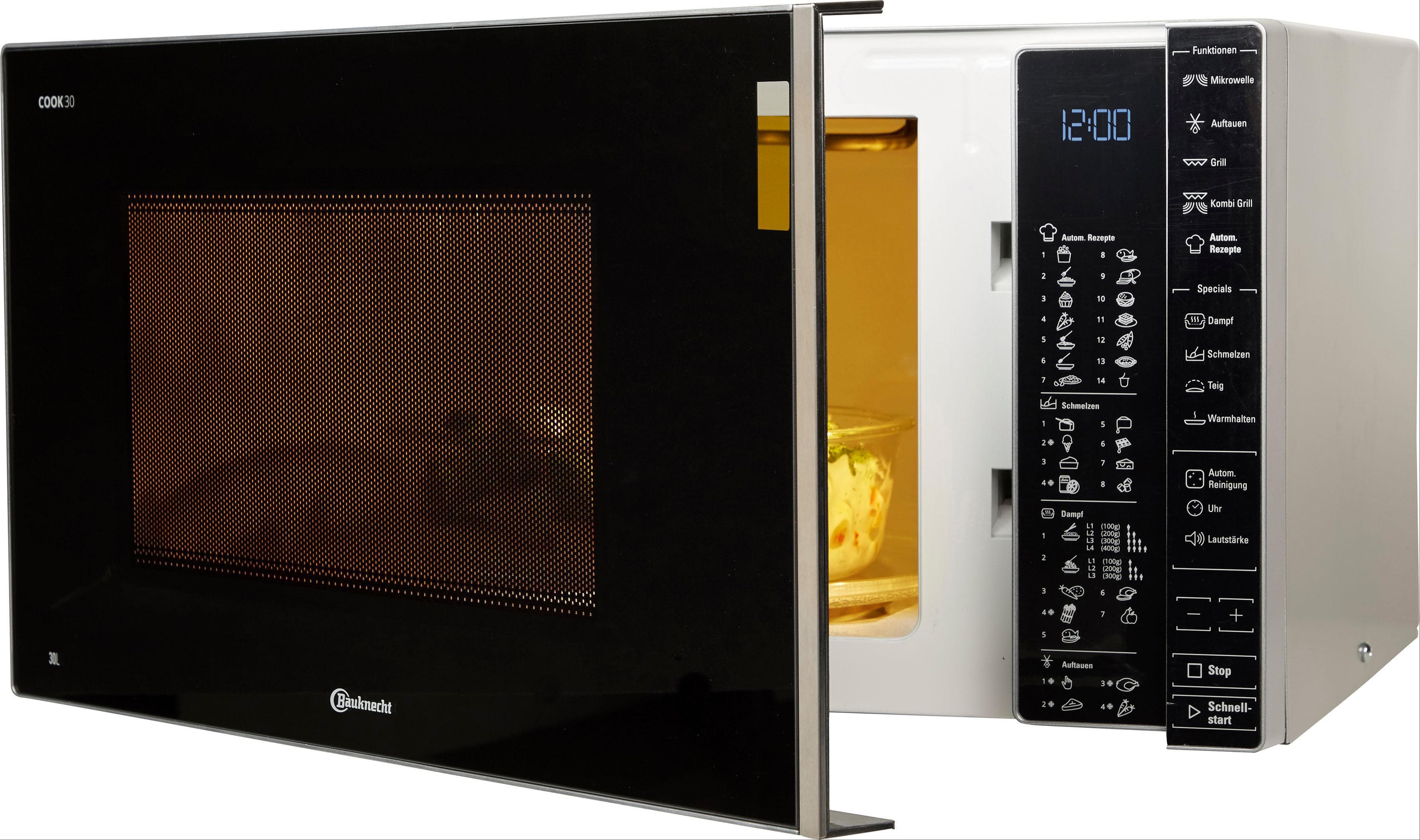 Bauknecht Mikrowelle MW 304 M Schwarz 30L Grill