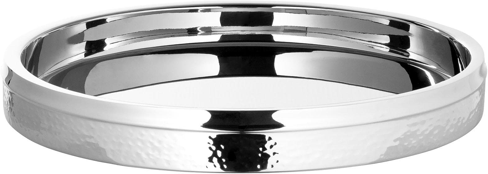 FINK Tablett Nassau silber gehämmert Edelstahl